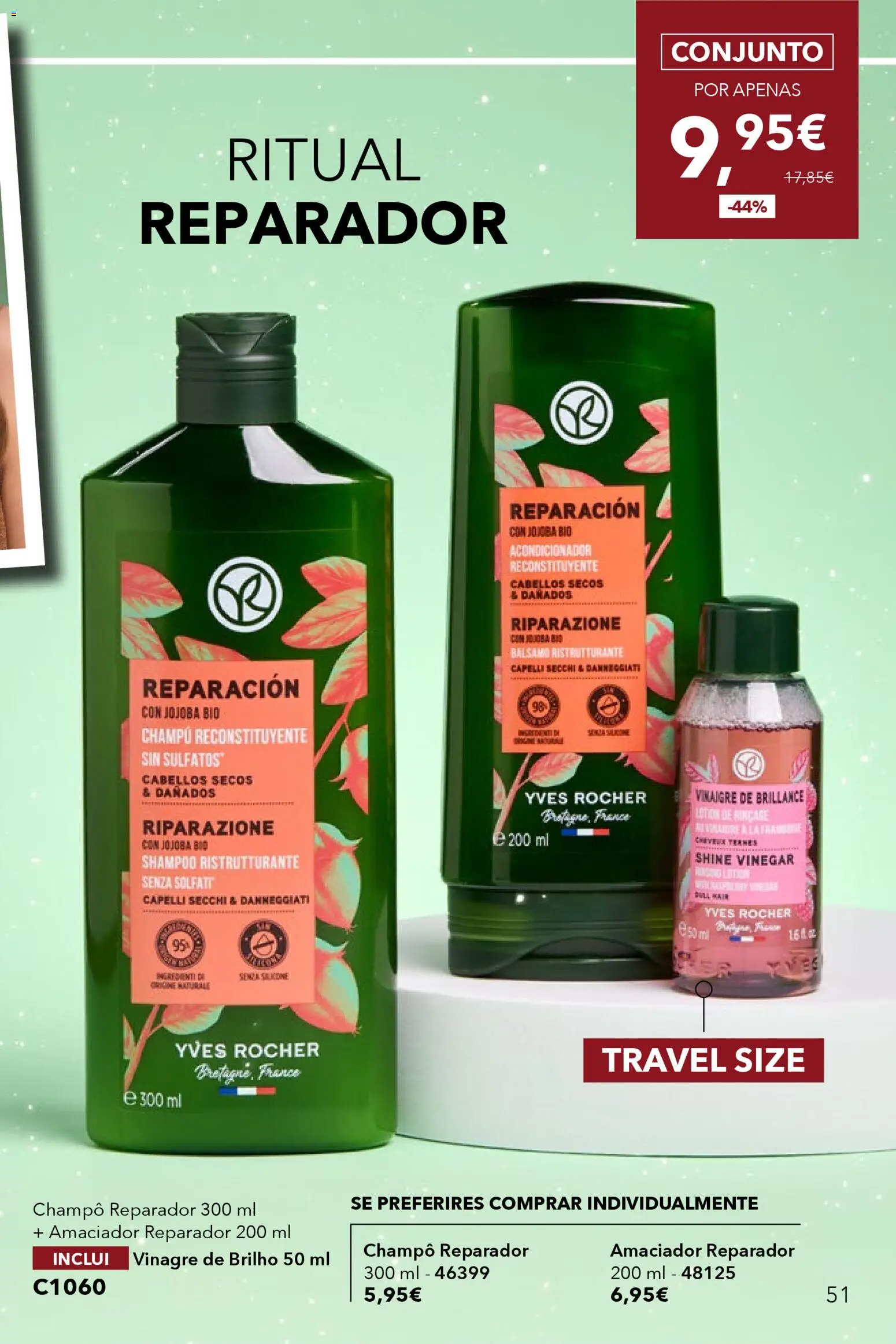 Yves Rocher catálogo 15 │ válido de 30.11.2025 | Página: 51 | Produtos: Vinagre, Shampoo
