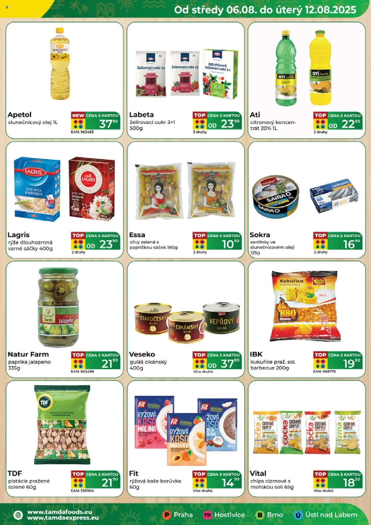 Tamda Foods leták od 06.08.2025 | Strana: 3 | Produkty: Rýže, Želírovací cukr, Paprika, Guláš