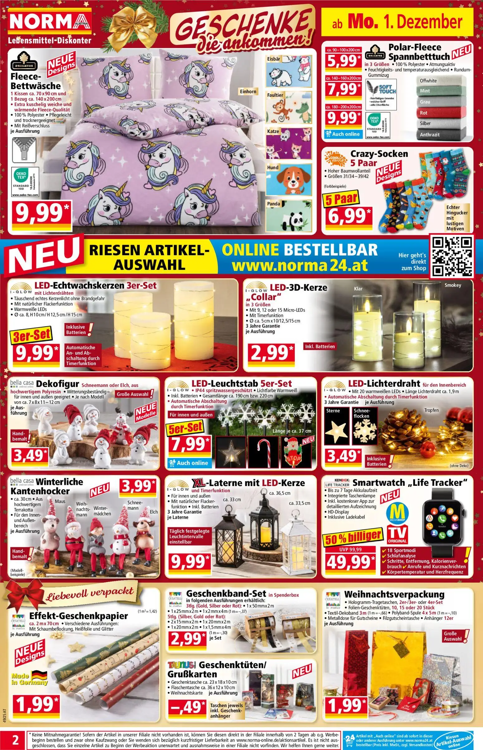 Norma Flugblatt gültig ab 01.12.2025 | Seite: 2 | Produkte: Flocken, Maus, Kissen