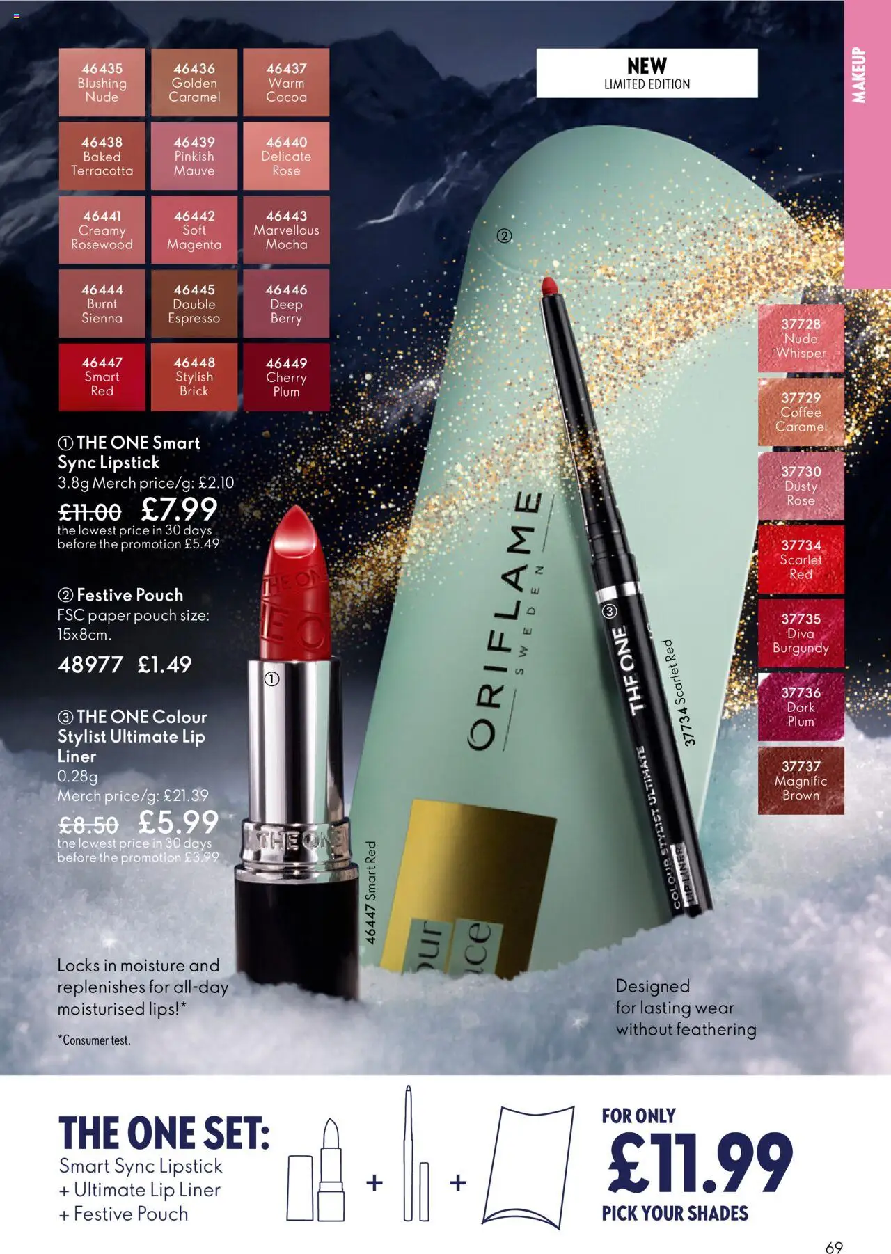 {H1} | Page: 69 | Products: Lipstick, Coffee, Cocoa