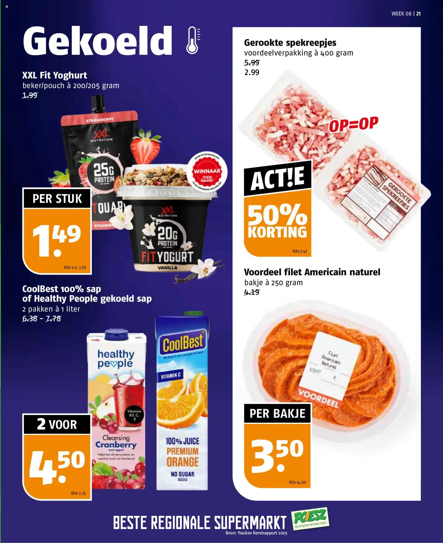 {H1} | Pagina: 21 | Producten: Yoghurt, Sap