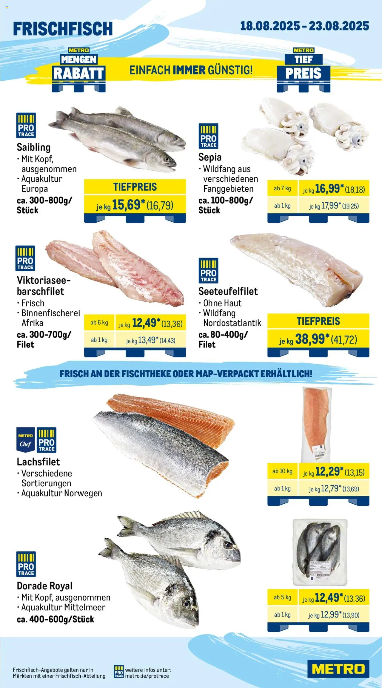 Metro Wochen-Angebote Gastro - gültig ab dem 18.08.2025 | Seite: 5 | Produkte: Dorade