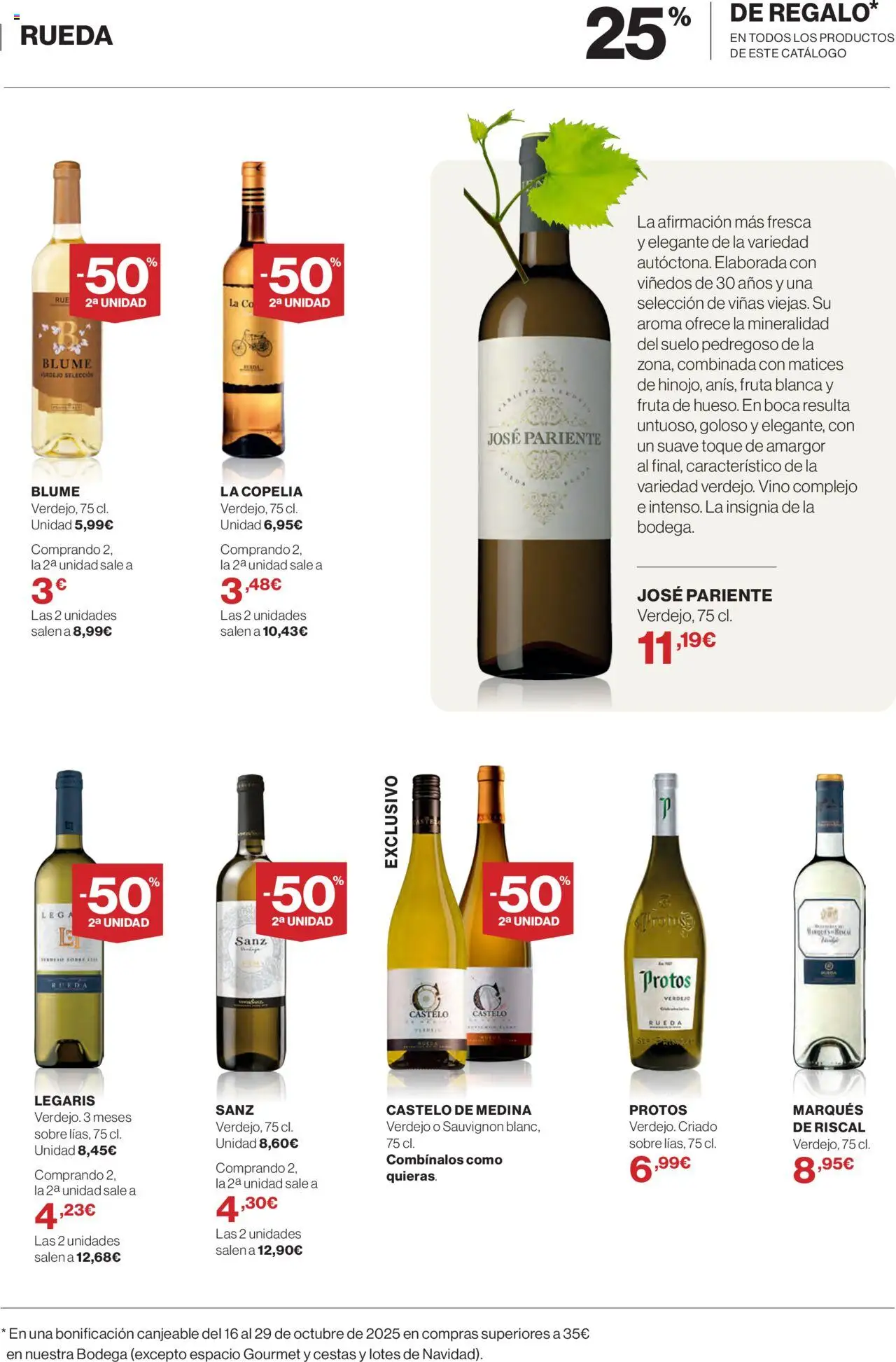 El Corte Inglés ofertas │ válido desde el 02.10.2025 | Página: 17 | Productos: Vino