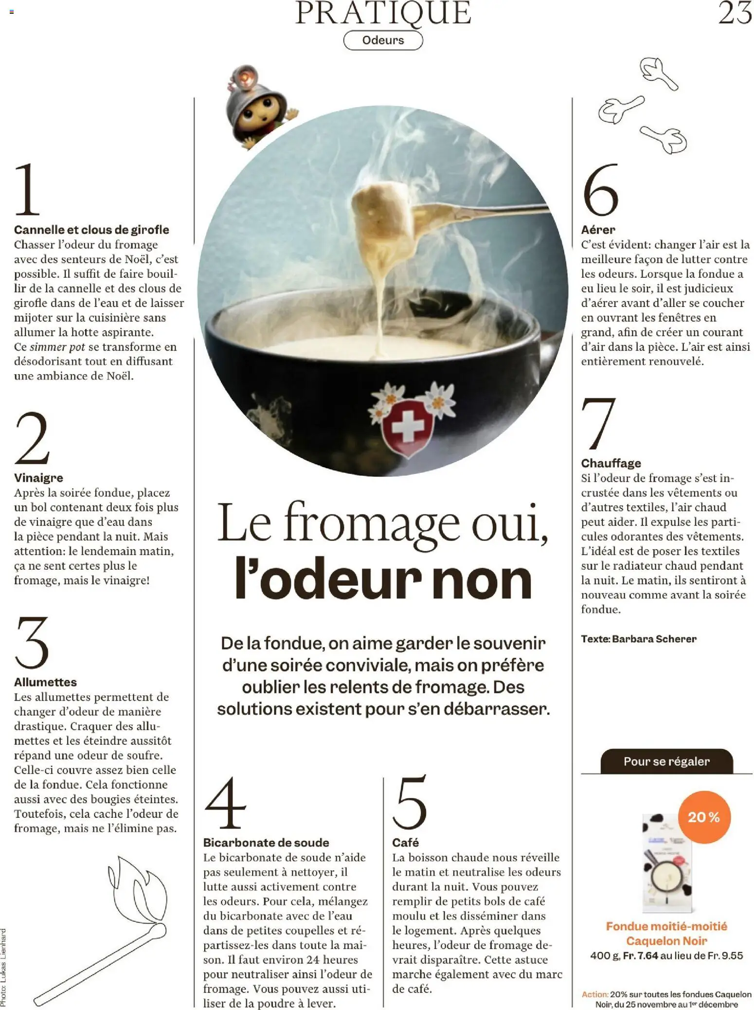 Migros Magazin FR – gültig ab 24.11.2025 | Seite: 23 | Produkte: Fondue