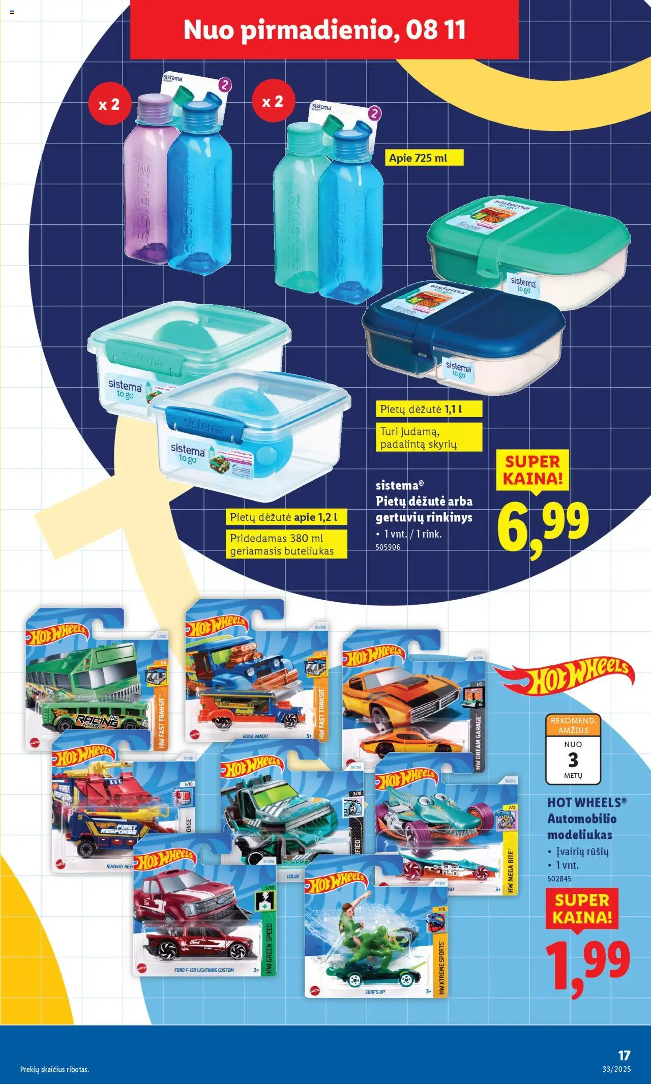 LIDL - Leidinys - Ne maisto prekių pasiūlymai│galioja nuo 11.08.2025 | Puslapis: 17