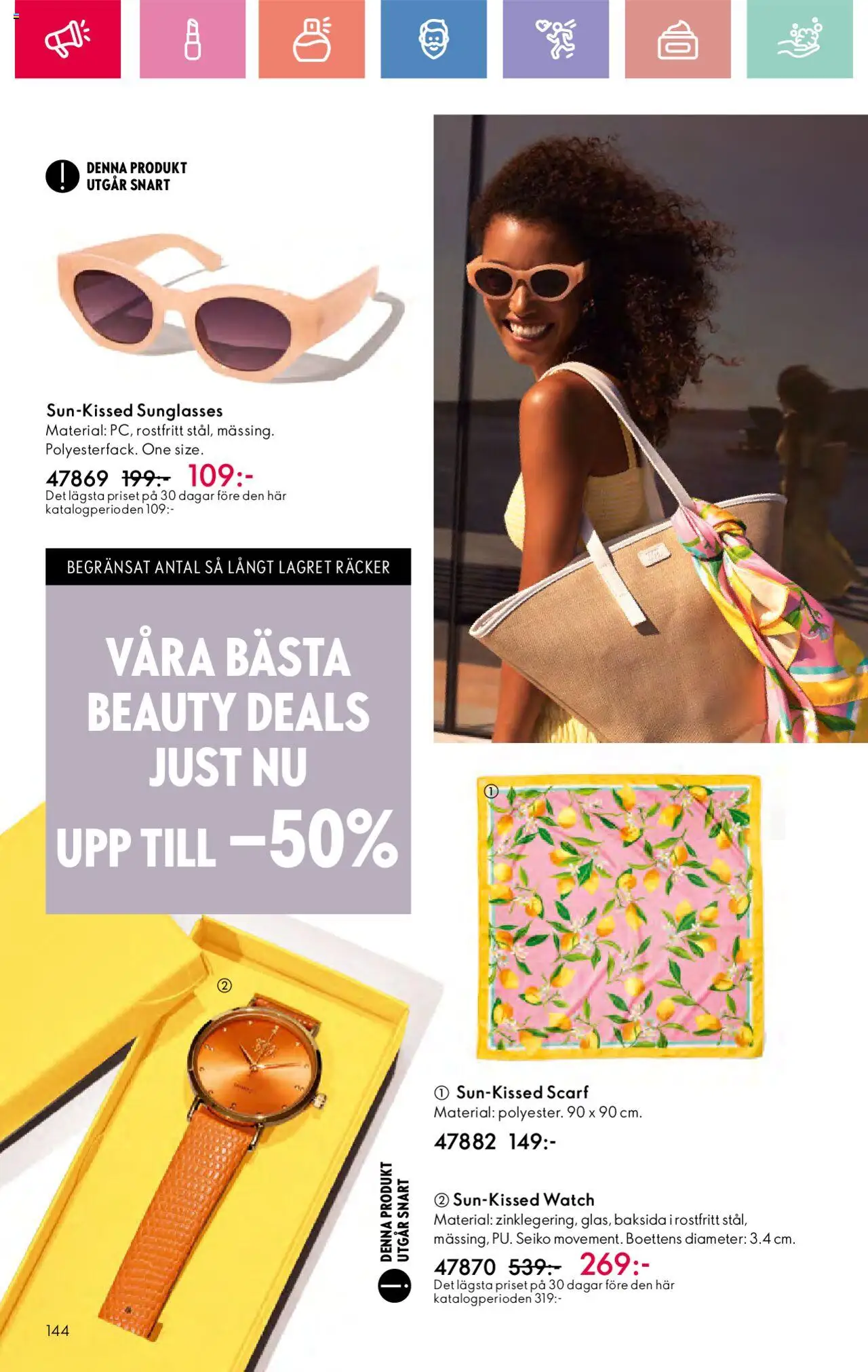Oriflame reklamblad aktuell från 03.08.2025 | Sida: 144 | Produkter: Scarf