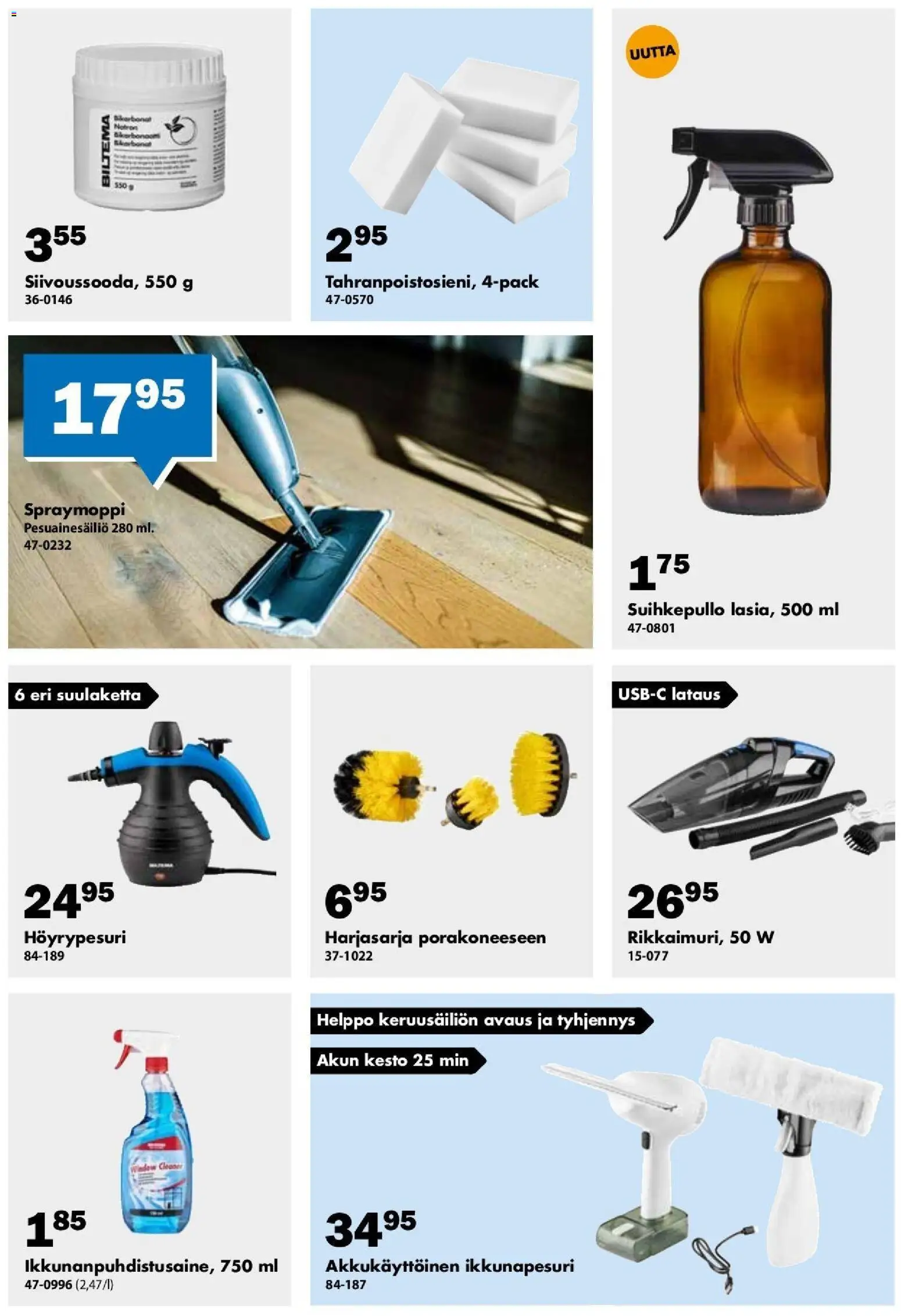 Biltema tarjoukset – voimassa 01.04.2026 alkaen | Sivu: 3 | Tuotteet: Suihkepullo