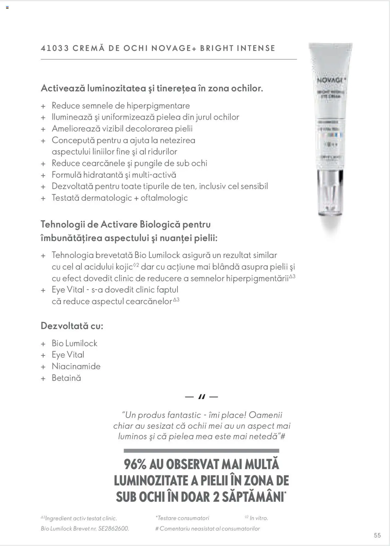 Oriflame catalog - Ghidul NOVAGE+ – valabil de la 01.03.2023 | Pagină: 55