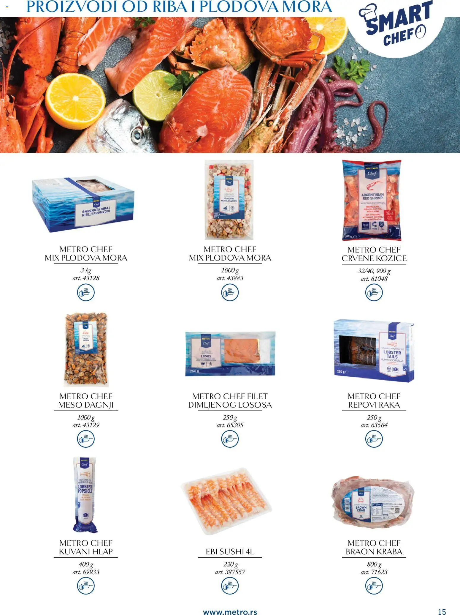 Metro katalog - važi od 24.03.2026 | Strana: 15 | Proizvode: Losos, Riba