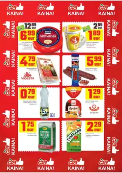 ČIA MARKET leidinys galioja nuo 17.03.2026 | Puslapis: 19 | Prekių: Duona, Dešra, Miltai, Grietinė