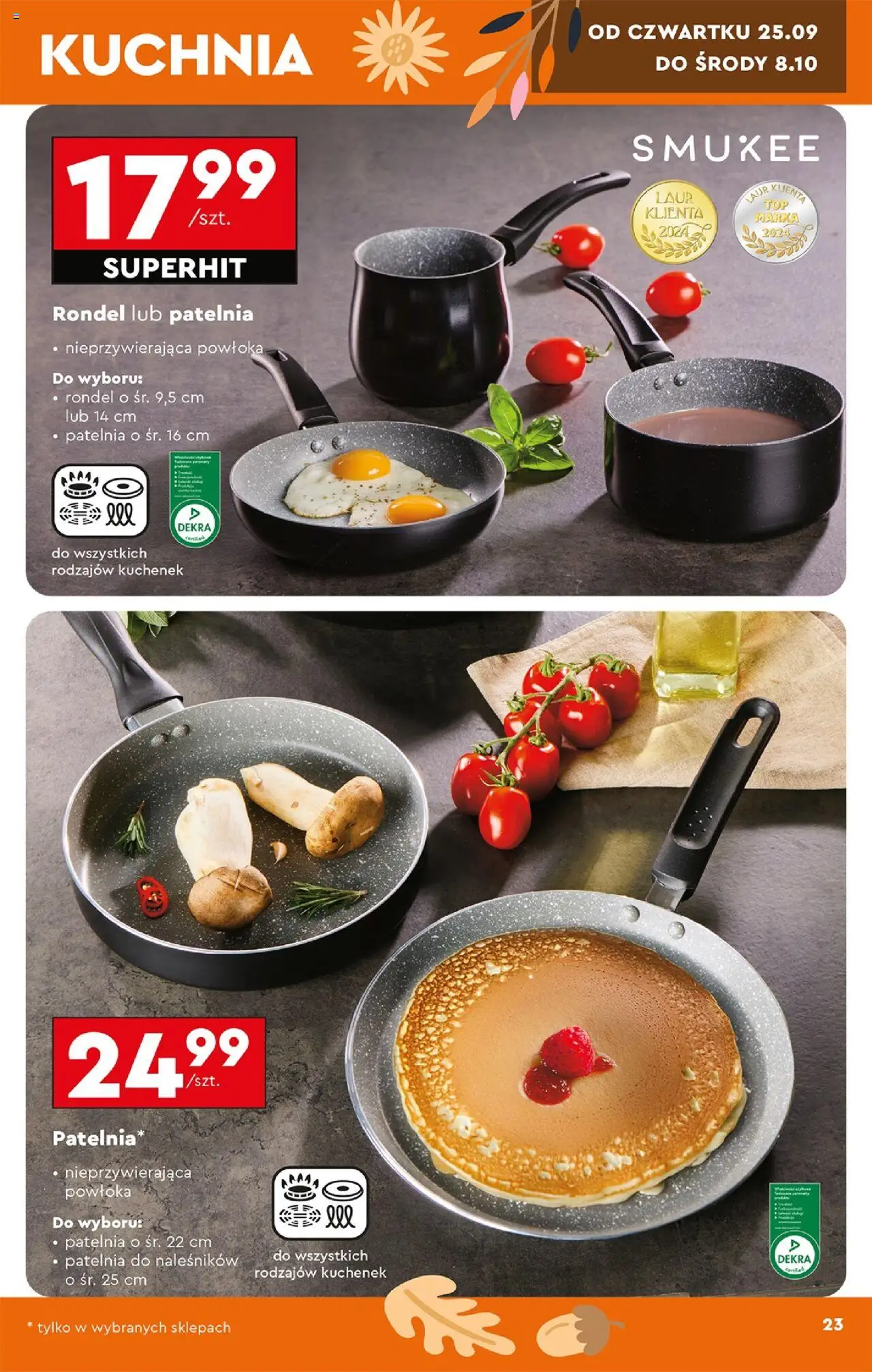 Biedronka gazetka - Hity i inspiracje od 20.09.2025 | Strona: 27 | Produkty: Patelnia