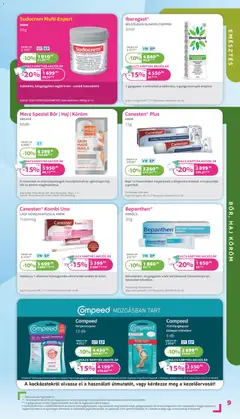 Kulcs Patika akciós újság - amely érvényes a következő dátumtól: 01.04.2026 | Oldal: 9