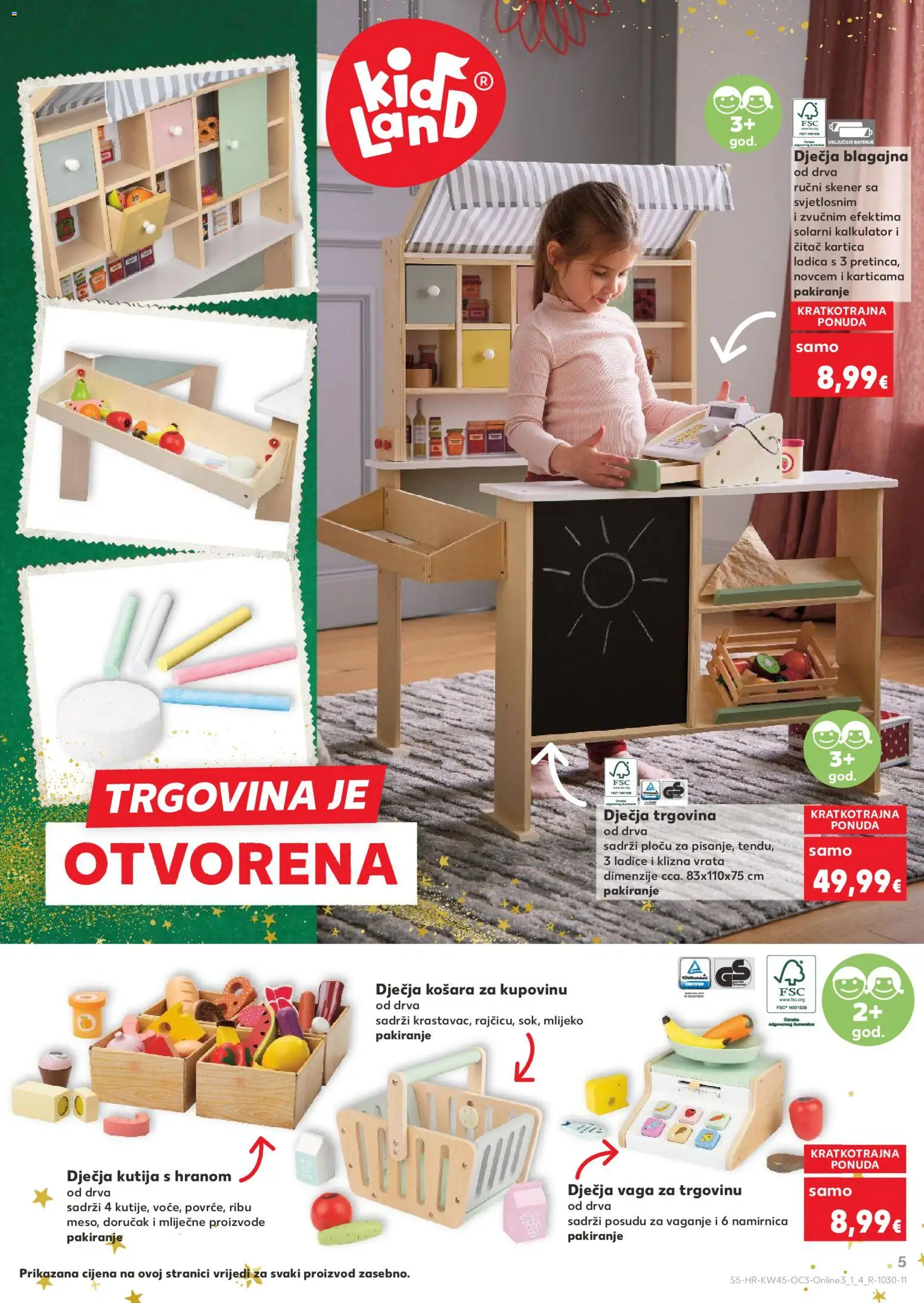Kaufland katalog | vrijedi od 03.11.2025 | Stranica: 5 | Proizvodi: Vrata, Ladice, Baterije, Kalkulator