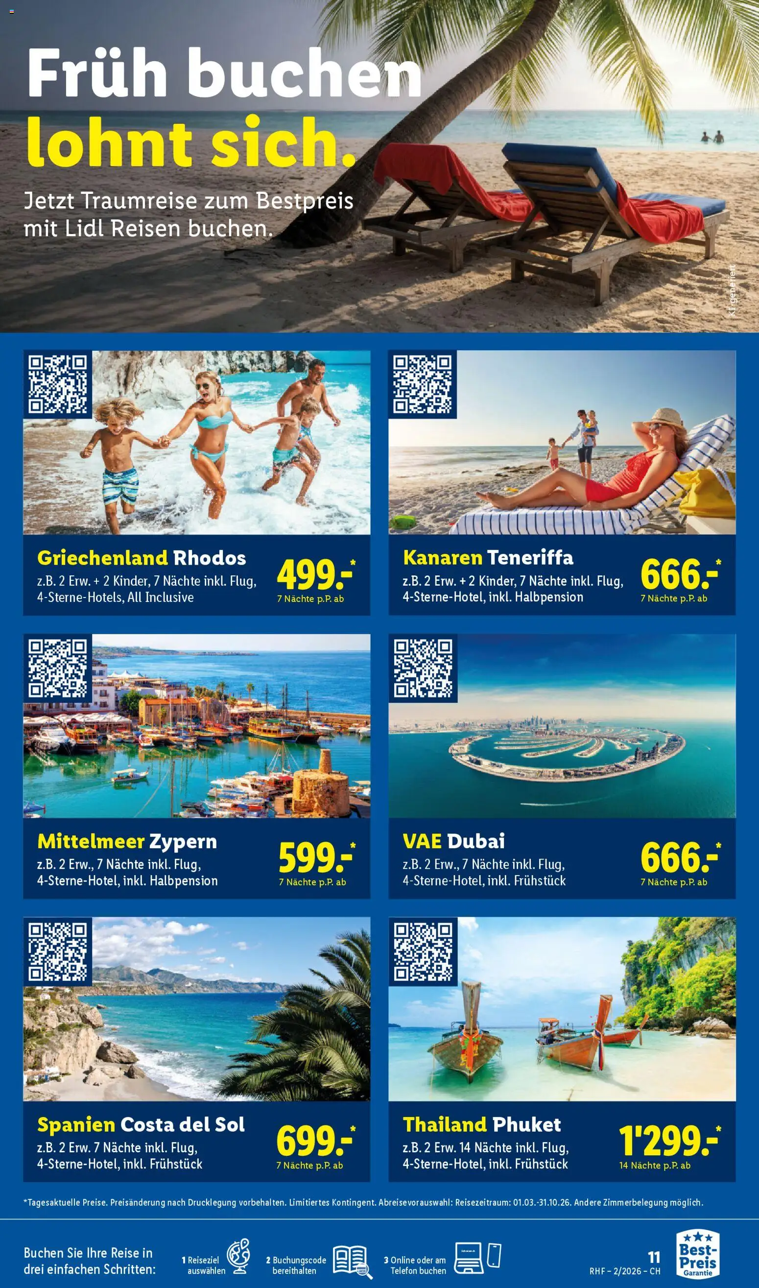Lidl Aktionen Reisen Februar – gültig ab 28.01.2026 | Seite: 11 | Produkte: Telefon