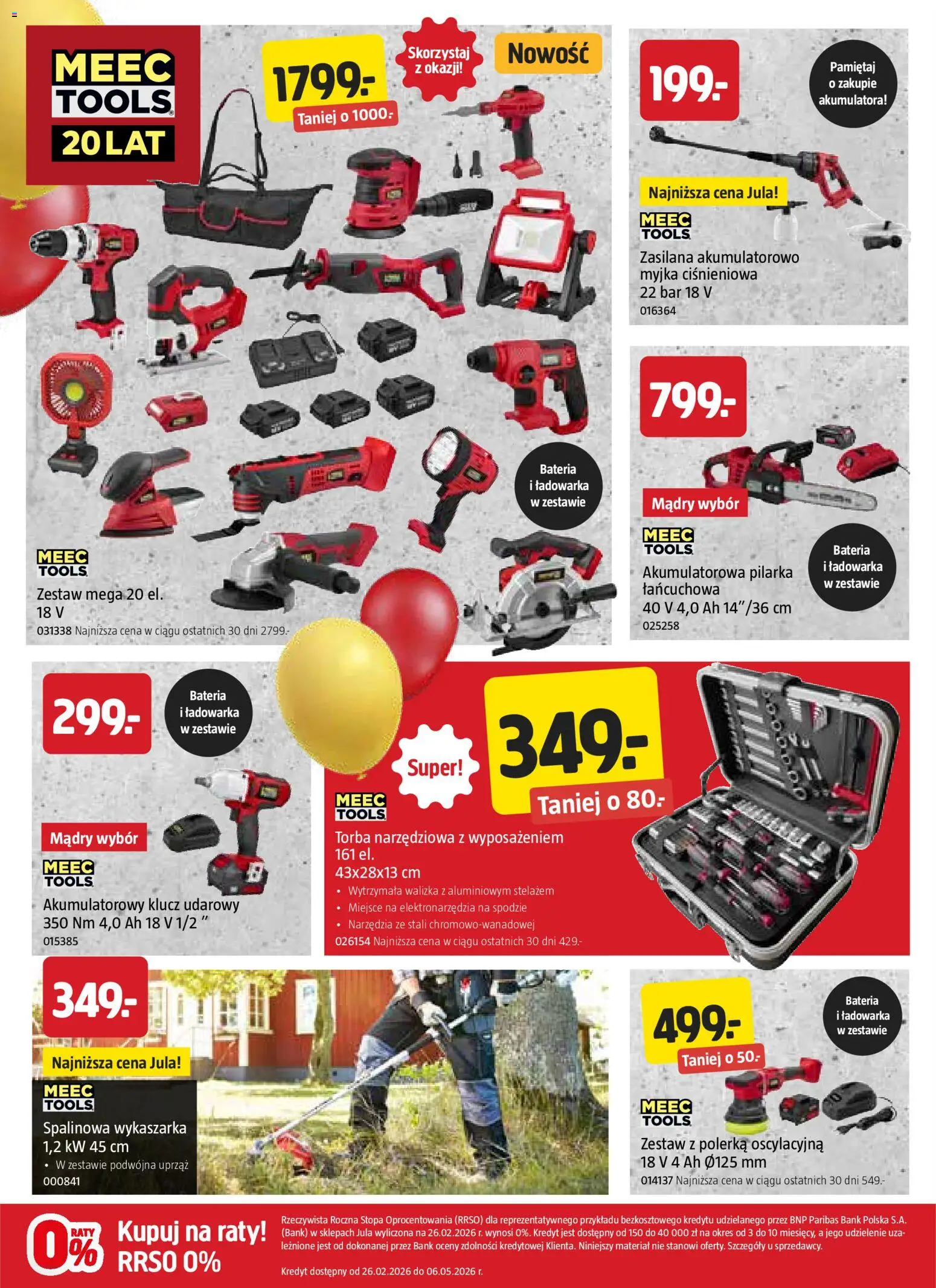 Jula - Gazetka od 26.02.2026 | Strona: 2 | Produkty: Walizka, Torba, Klucz udarowy, Bateria