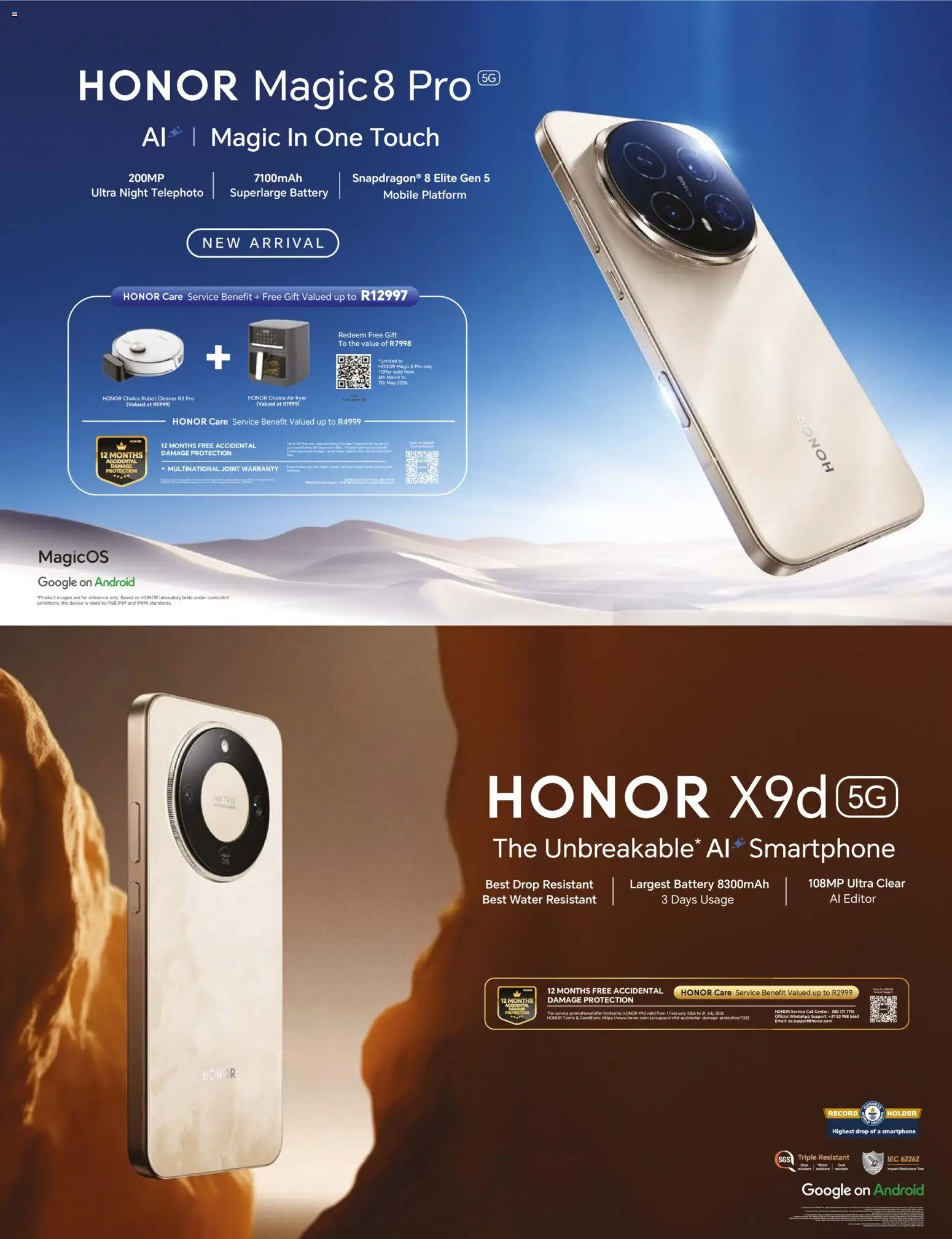 New Telkom catalogue – valid from 01.04.2026 | Page: 14 | Products: Fryer, Battery, Air fryer, Water