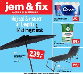 Eksempel på tilbudsavis Jem & fix - Tilbudsavis fra butik Jem & fix gyldig fra 20.07.2025