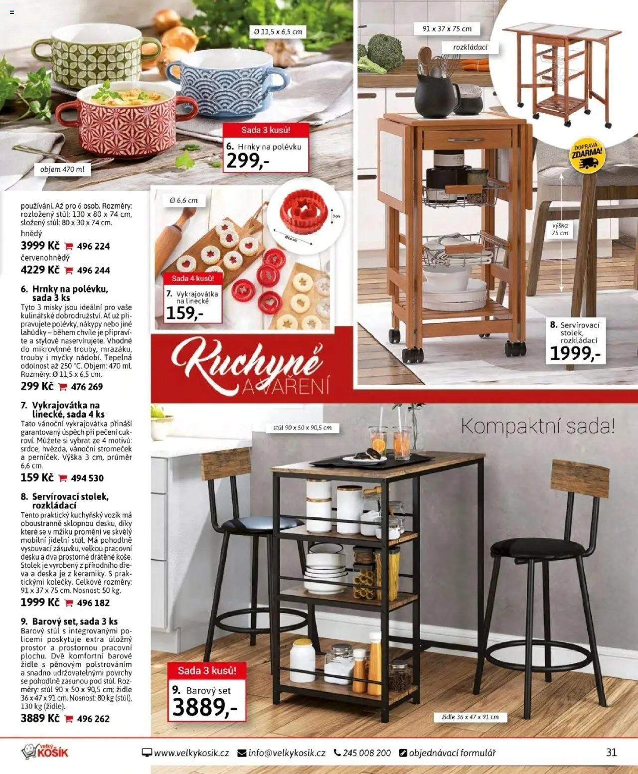 Velký Košík katalog září od 01.09.2025 | Strana: 31 | Produkty: Hrnky, Košík, Stůl, Židle