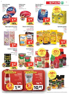 Spar katalog | vrijedi od 02.07.2025 | Stranica: 11 | Proizvodi: Žitarice, Pašteta, Mesni doručak, Pasta