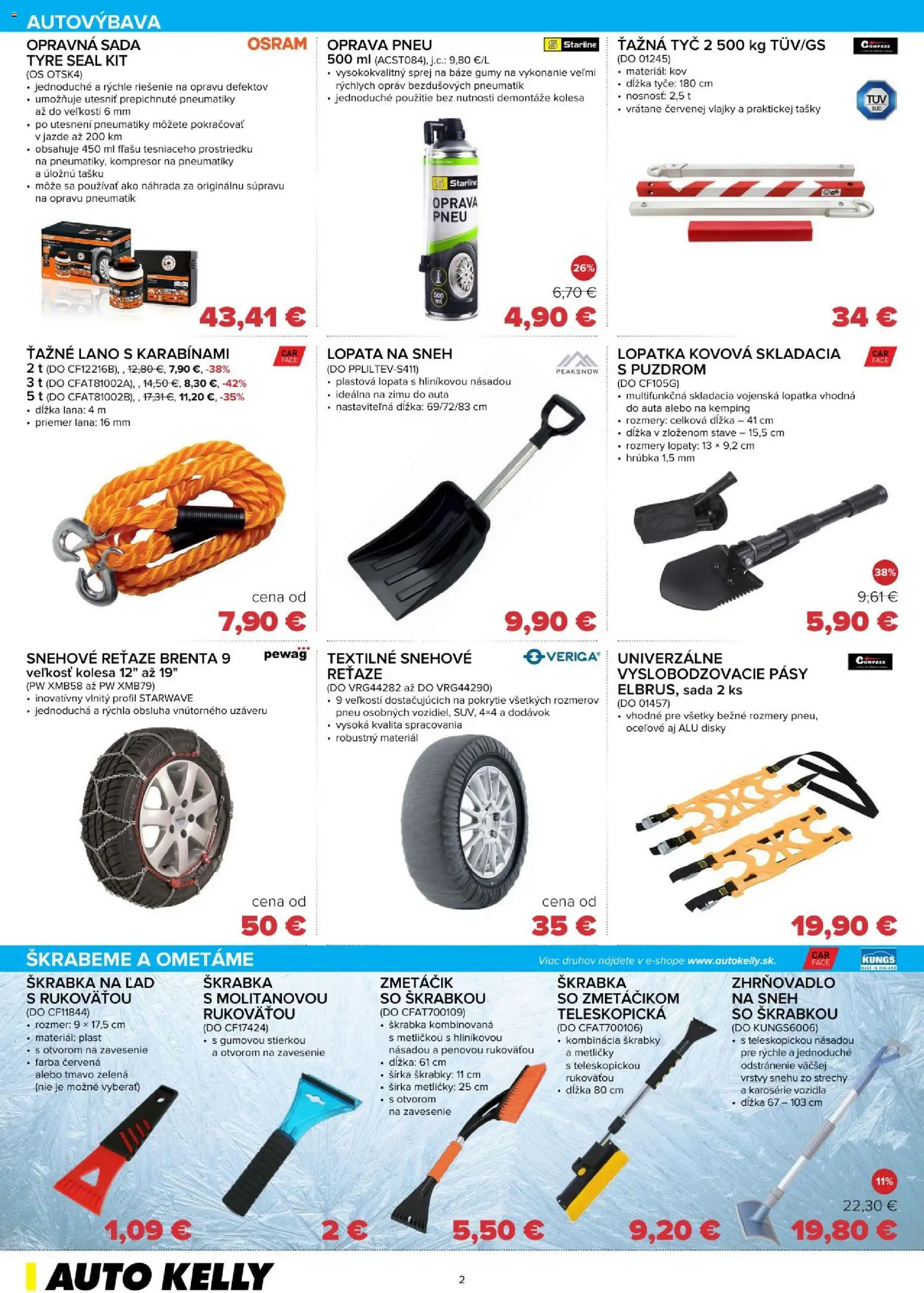 Nové Auto Kelly akcie – leták je platný od 06.01.2026 | Strana: 2 | Produkty: Kompresor