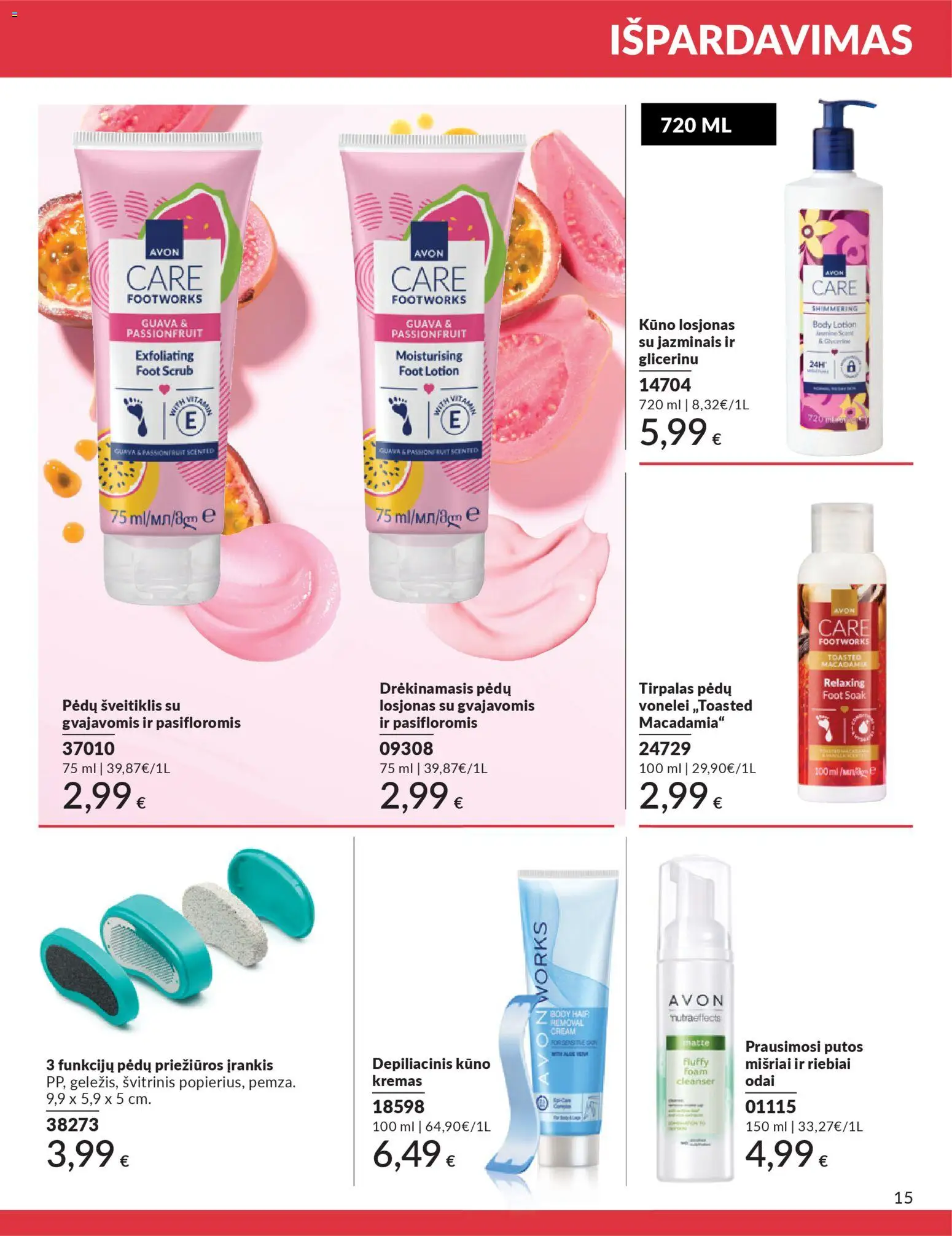 AVON akcijos nuo 01.02.2026 | Puslapis: 15 | Prekių: Kremas, Šveitiklis