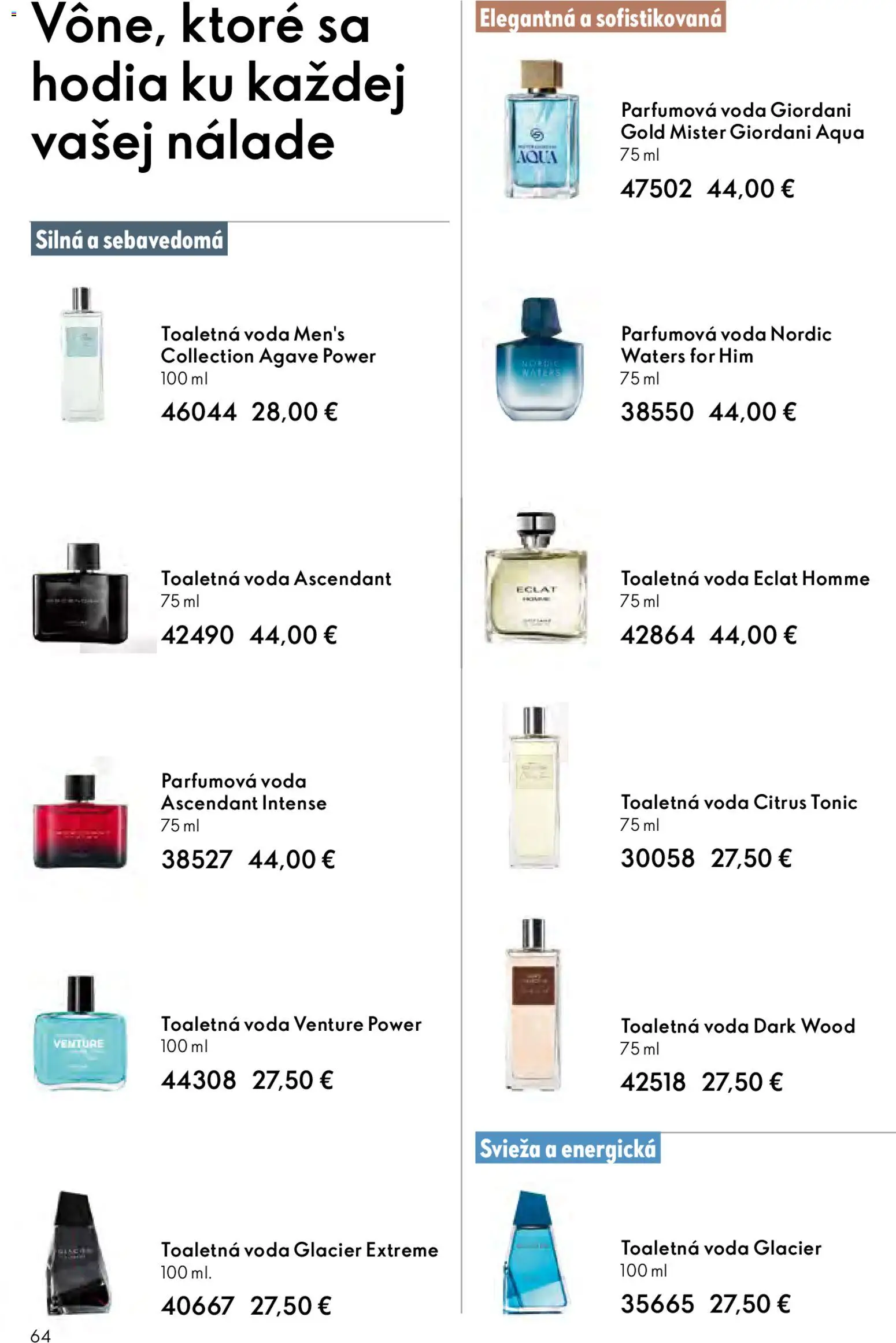 Nové Oriflame akcie – leták je platný od 06.05.2026 | Strana: 64 | Produkty: Toaletná voda, Voda