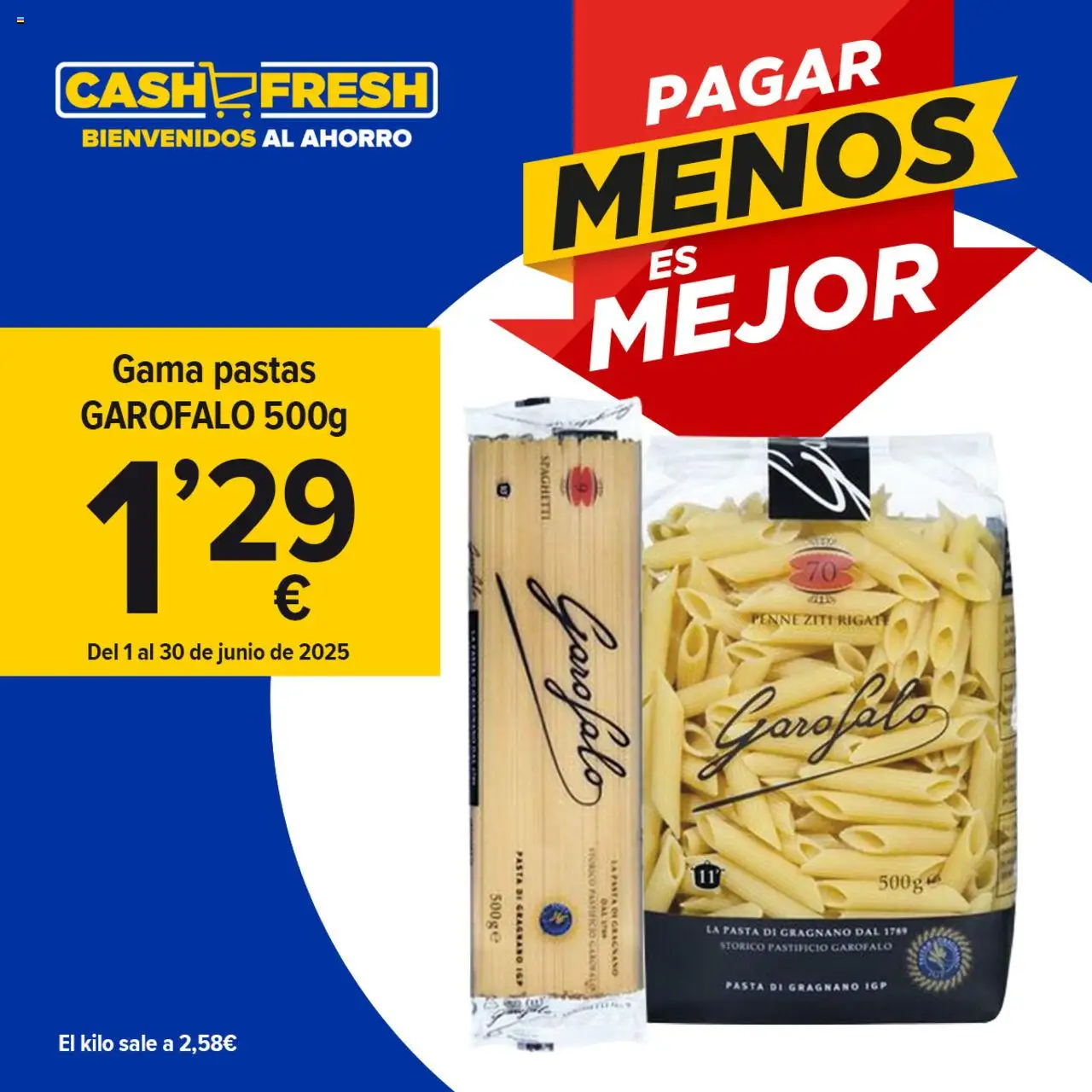 Cash Fresh folleto │ válido desde el 01.06.2025 | Página: 6 | Productos: Pasta