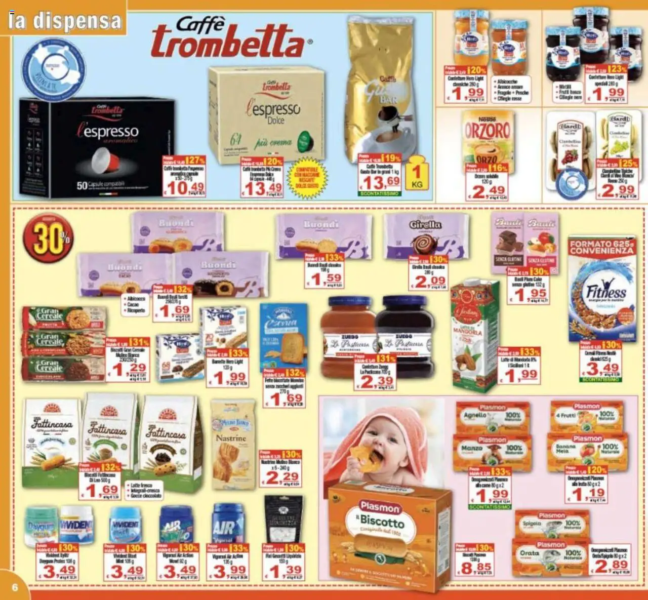Volantino CTS del 27.08.2025 | Pagina: 6 | Prodotti: Caffè, Orata, Latte, Spigola