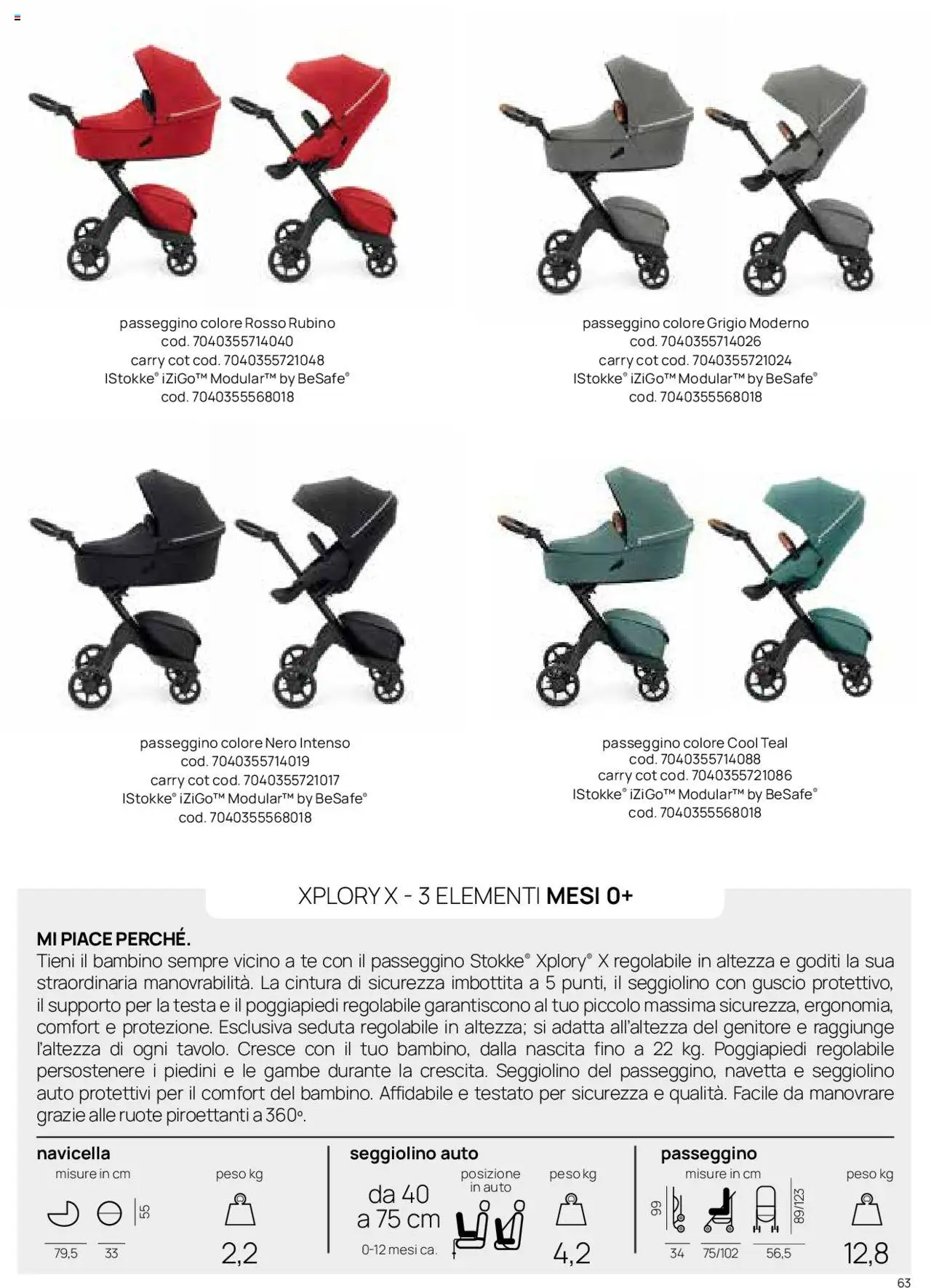 Volantino Prenatal del 01.01.2025 | Pagina: 58 | Prodotti: Poggiapiedi, Tè, Cintura, Passeggino
