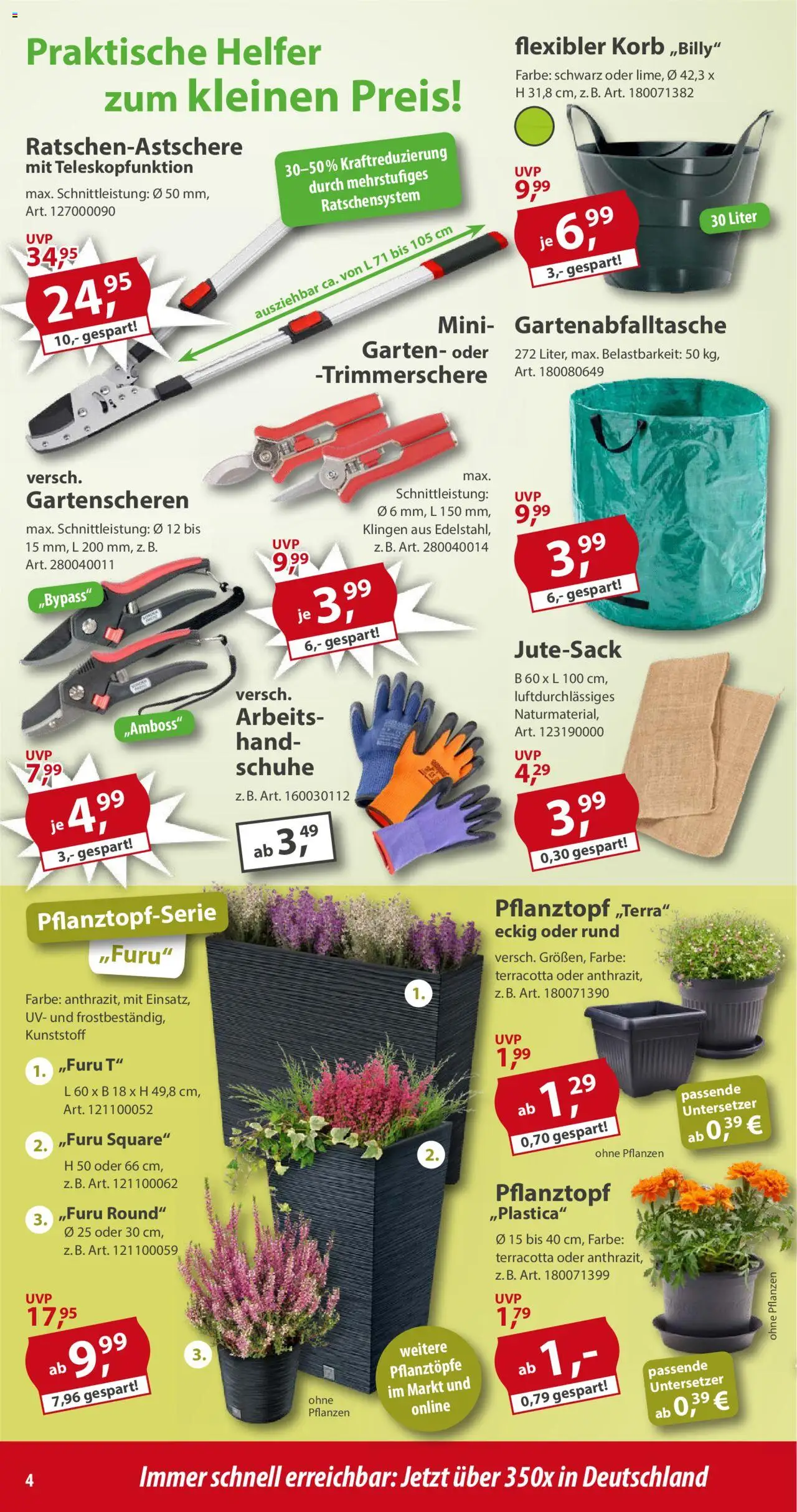 Sonderpreis Baumarkt Prospekt 	 – gültig ab 27.09.2025 | Seite: 4 | Produkte: Korb