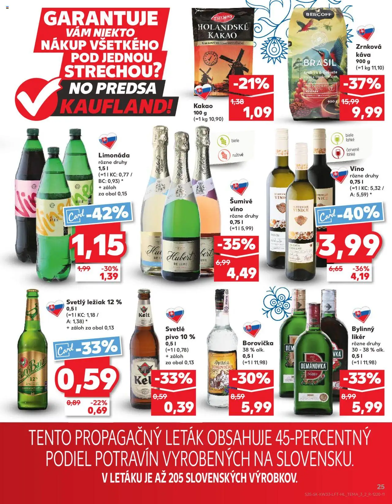 Kaufland SK akciós ujság - amely érvényes a következő dátumtól: 14.08.2025 | Oldal: 25