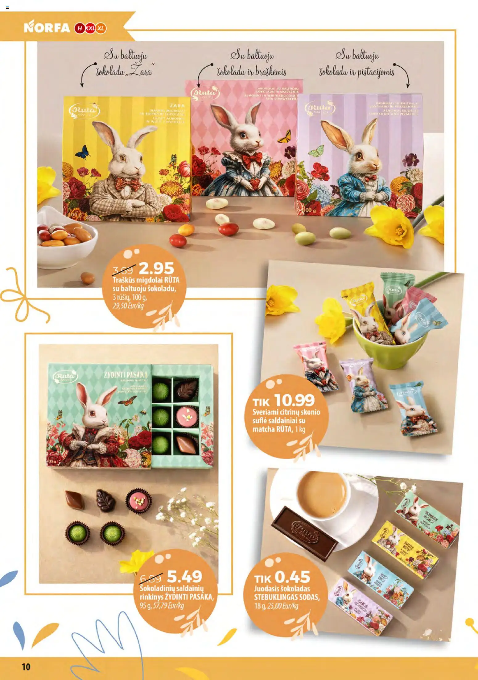 NORFA akcijos nuo 24.03.2026 | Puslapis: 10 | Prekių: Šokoladas, Saldainiai