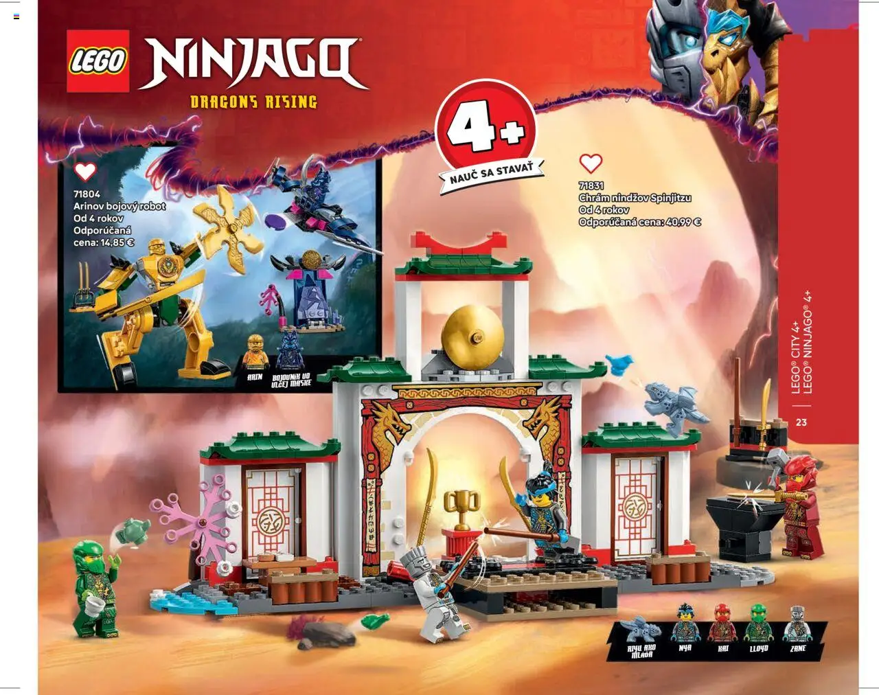 Nové ALLTOYS akcie – leták je platný od 01.06.2025 | Strana: 23 | Produkty: Robot, LEGO