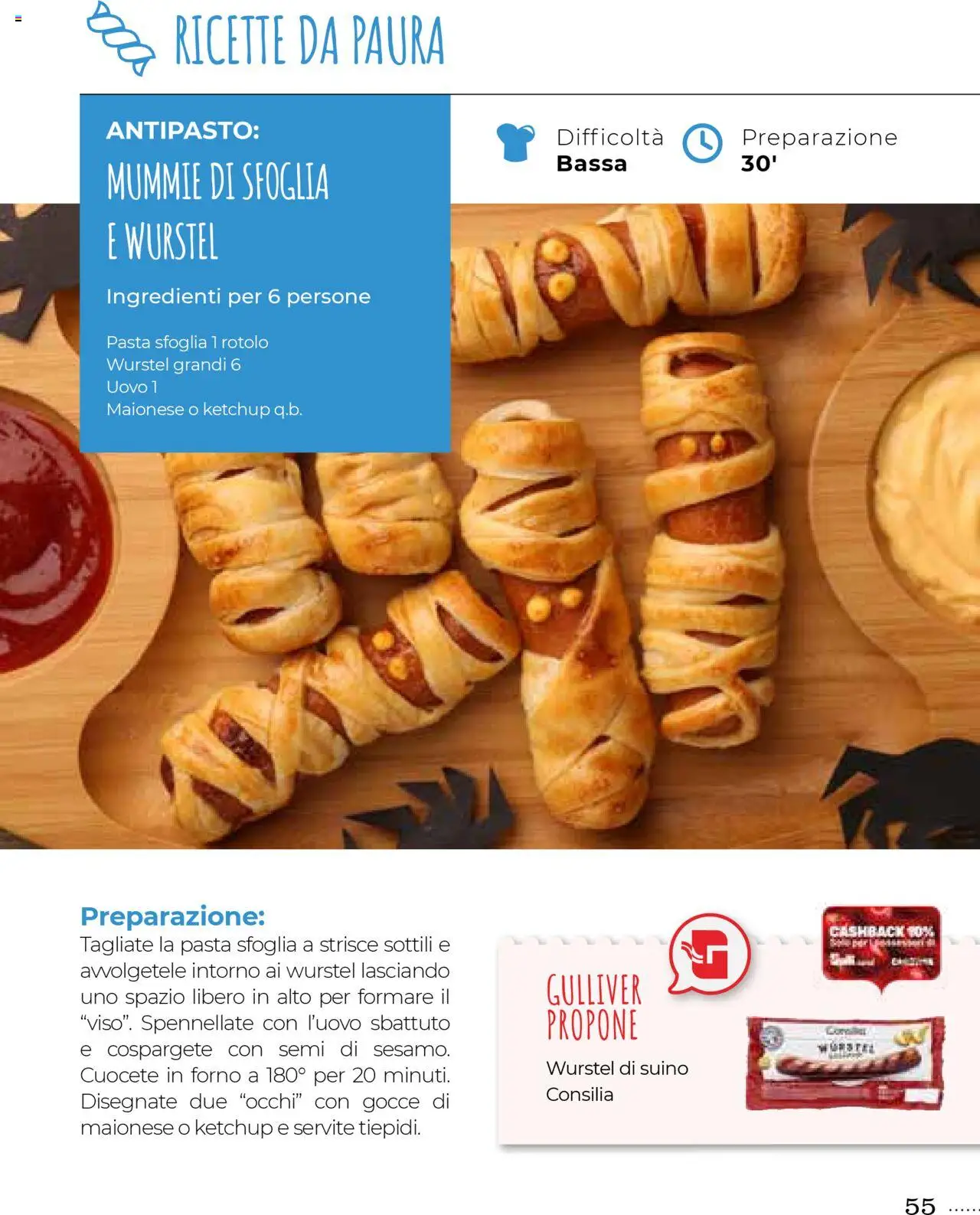Volantino Gulliver del 01.10.2025 | Pagina: 55 | Prodotti: Ketchup, Pasta sfoglia, Pasta, Forno