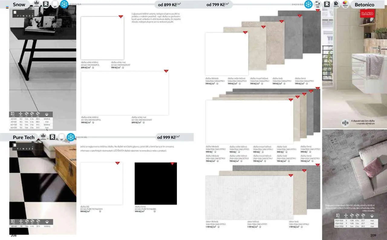 Siko koupelny katalog Koupelny 2025/2026 od 14.10.2025 | Strana: 105 | Produkty: Dlažba, Barvy