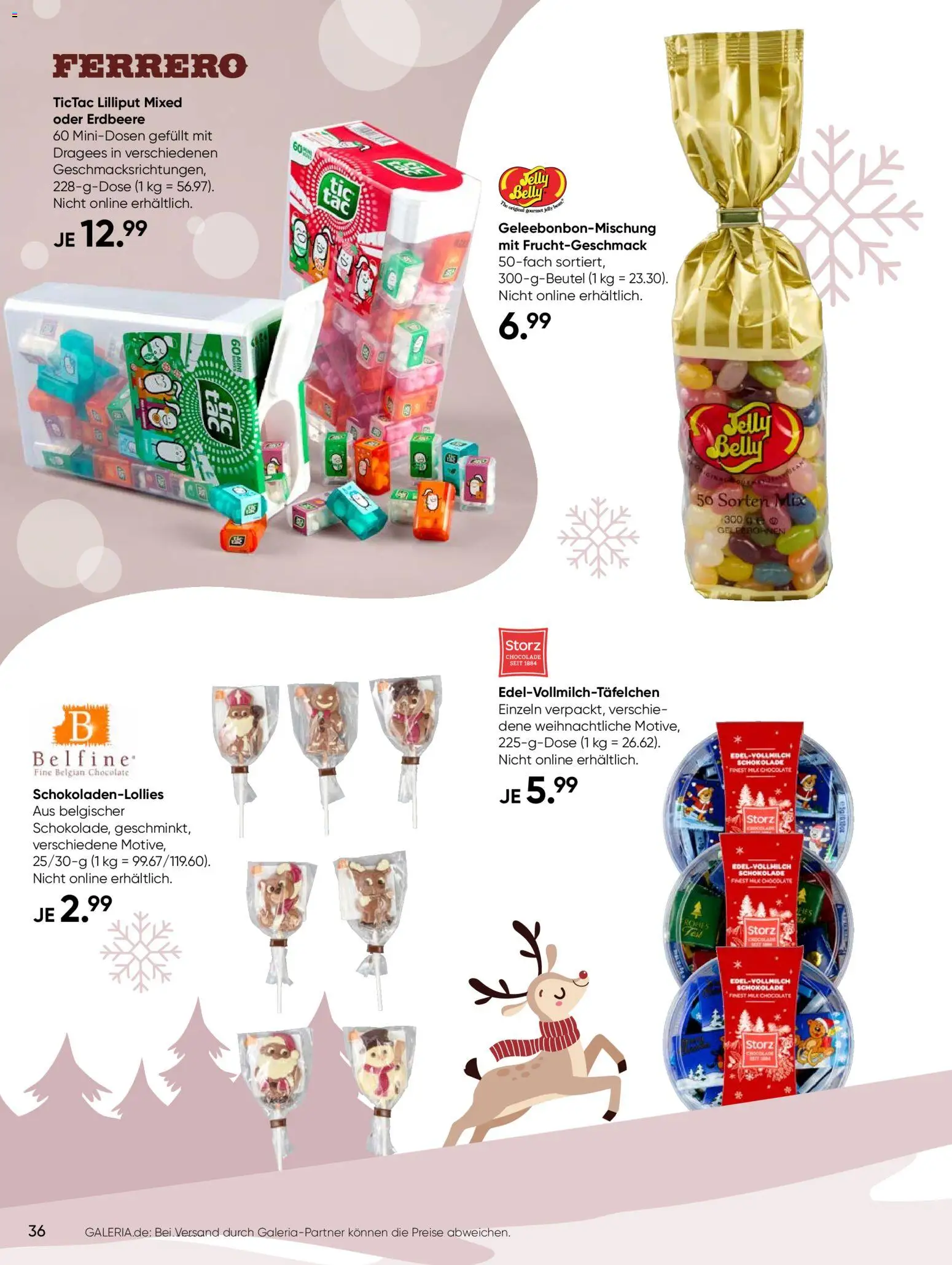 Galeria Karstadt Kaufhof  Weihnachtsmagazin – gültig ab 27.10.2025 | Seite: 36 | Produkte: Schokolade