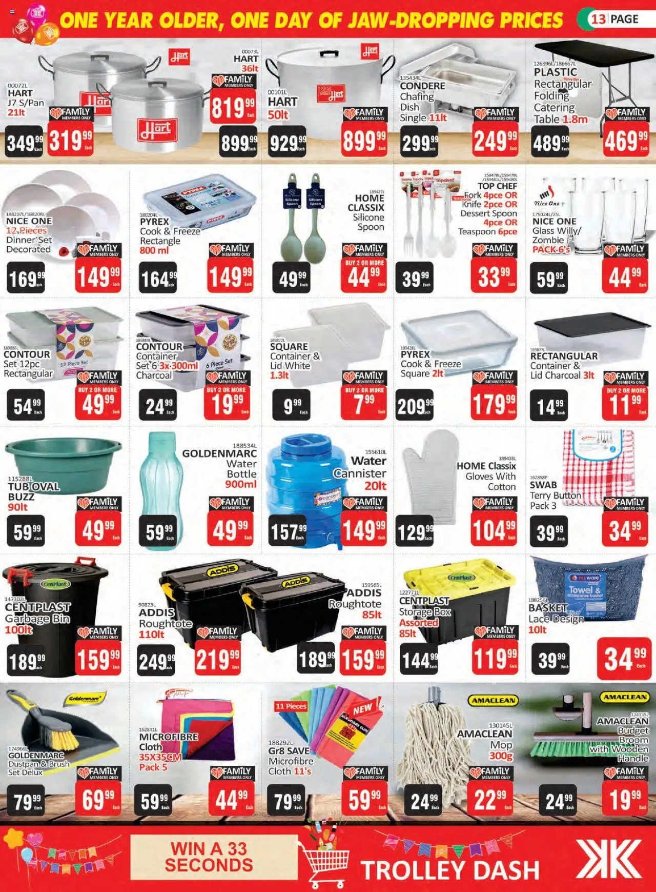 New KIT KAT Cash & Carry catalogue – valid from 25.09.2025 | Page: 13 | Products: Cannister, Basket, Towel, Brush