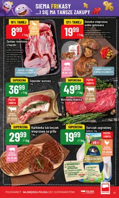 POLOmarket Gazetka od 25.06.2025 | Strona: 27 | Produkty: Kurczak, Golonka wieprzowa, Kurczak zagrodowy, Wołowina