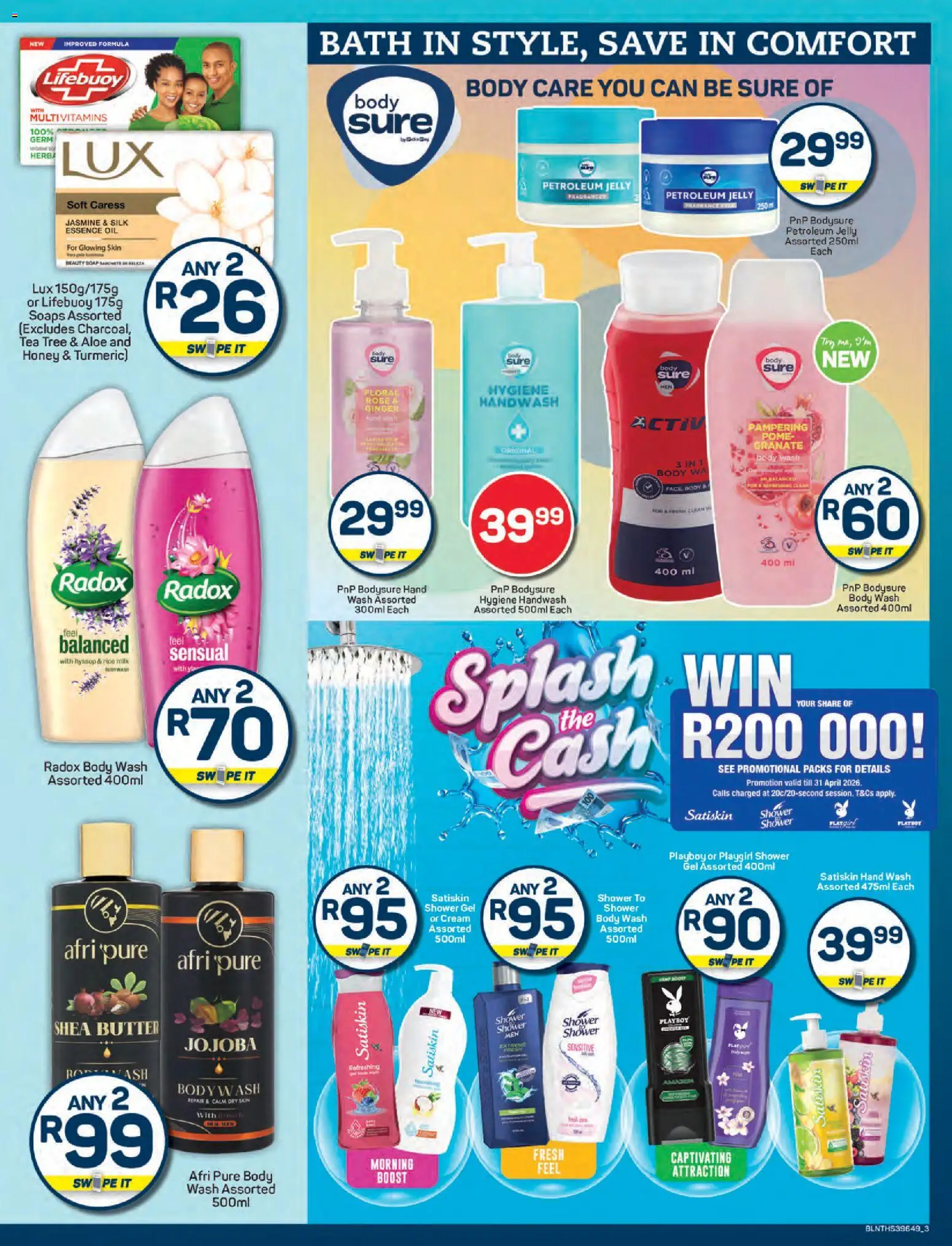 New Pick n Pay catalogue – valid from 25.02.2026 | Page: 3 | Products: Multivitamins, Rice, Cream, Shower gel