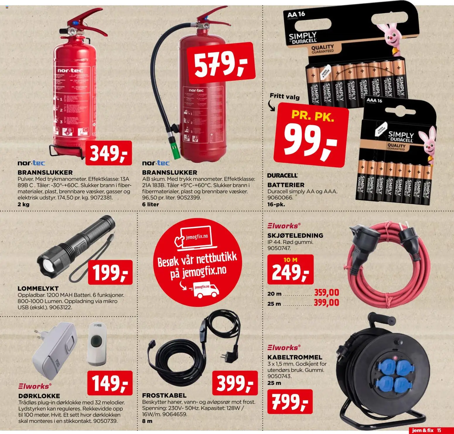 {H1} | Side: 15 | Produkter: Skjøteledning, Сантехнічне кріплення, Usb, Суміш дитяча