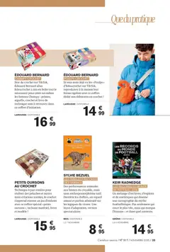 Carrefour - Prévisualisation de Carrefour Magazine valide à partir de 01.11.2025 | Page: 33 | Produits: Mais, Livre