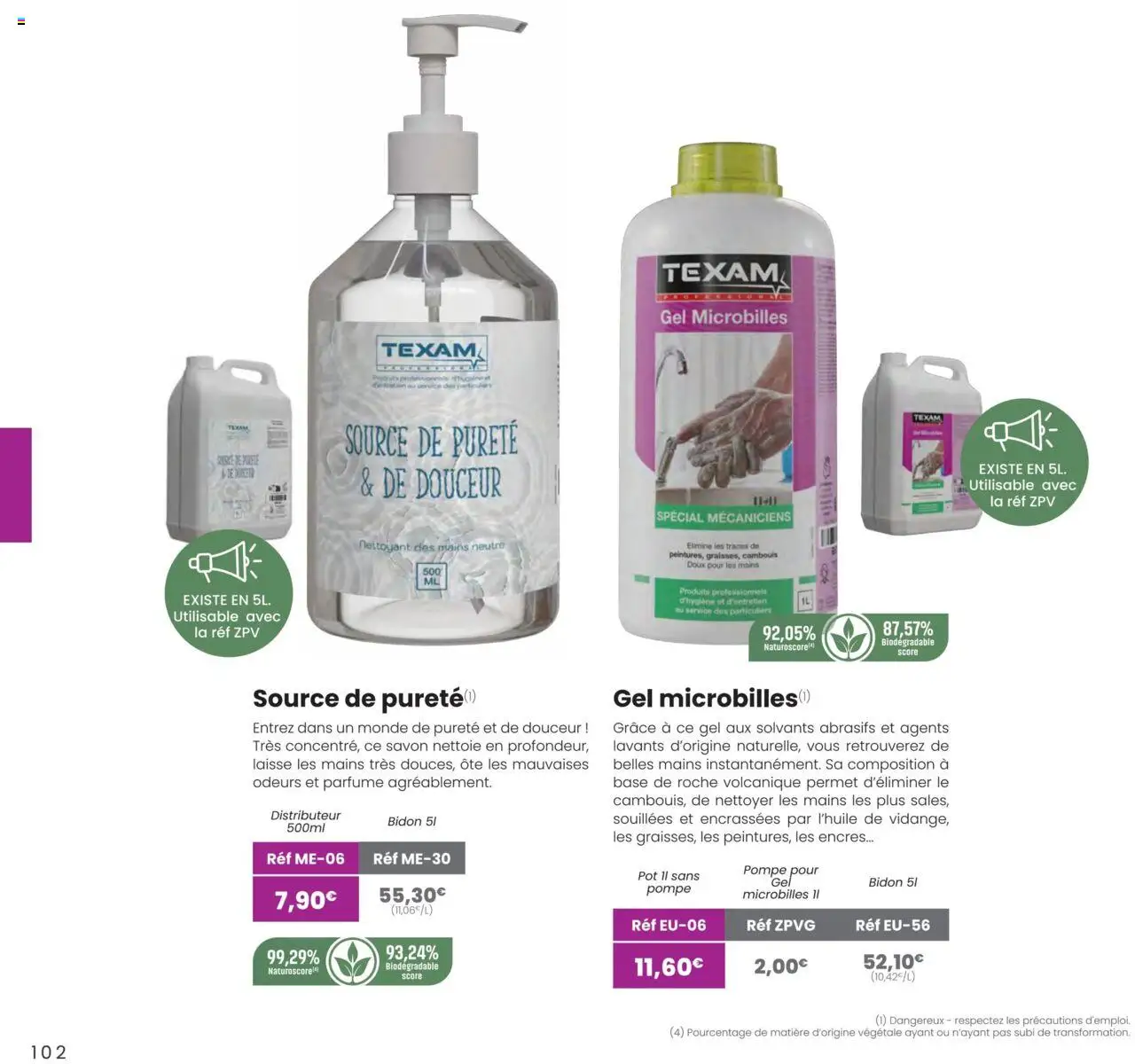 {H1} | Page: 102 | Produits: Base, Savon