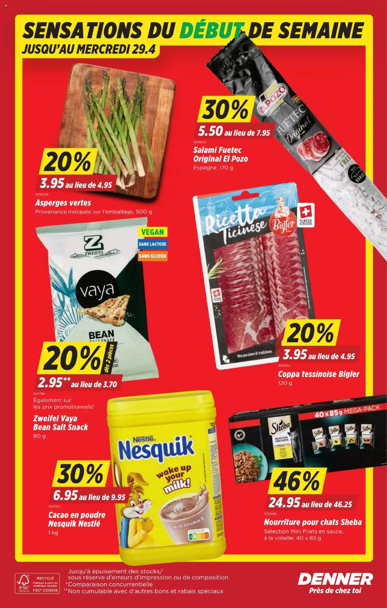 Denner aktionen FR – gültig ab 23.04.2026 | Seite: 22 | Produkte: Salami