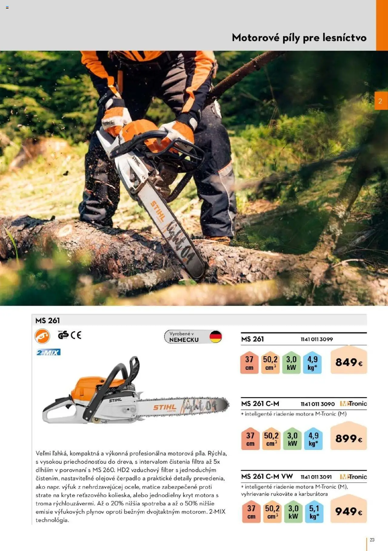 Nové STIHL akcie – leták je platný od 01.04.2025 | Strana: 23 | Produkty: Čerpadlo