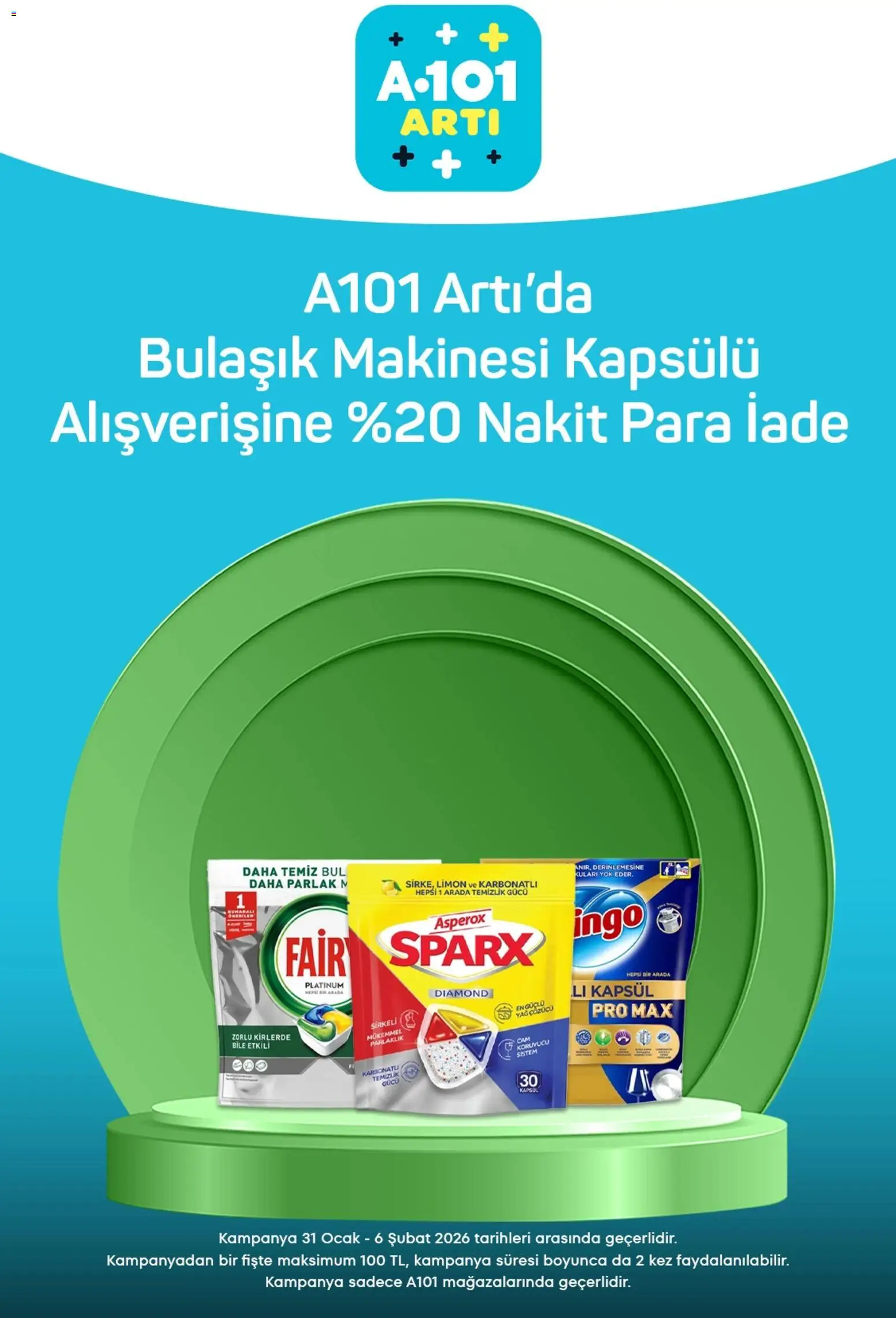 A101 Arti - 31.01.2026 tarihinden itibaren geçerlidir | Sayfa: 3 | Ürünler: Yağ, Yağ çözücü, Limon, Ocak