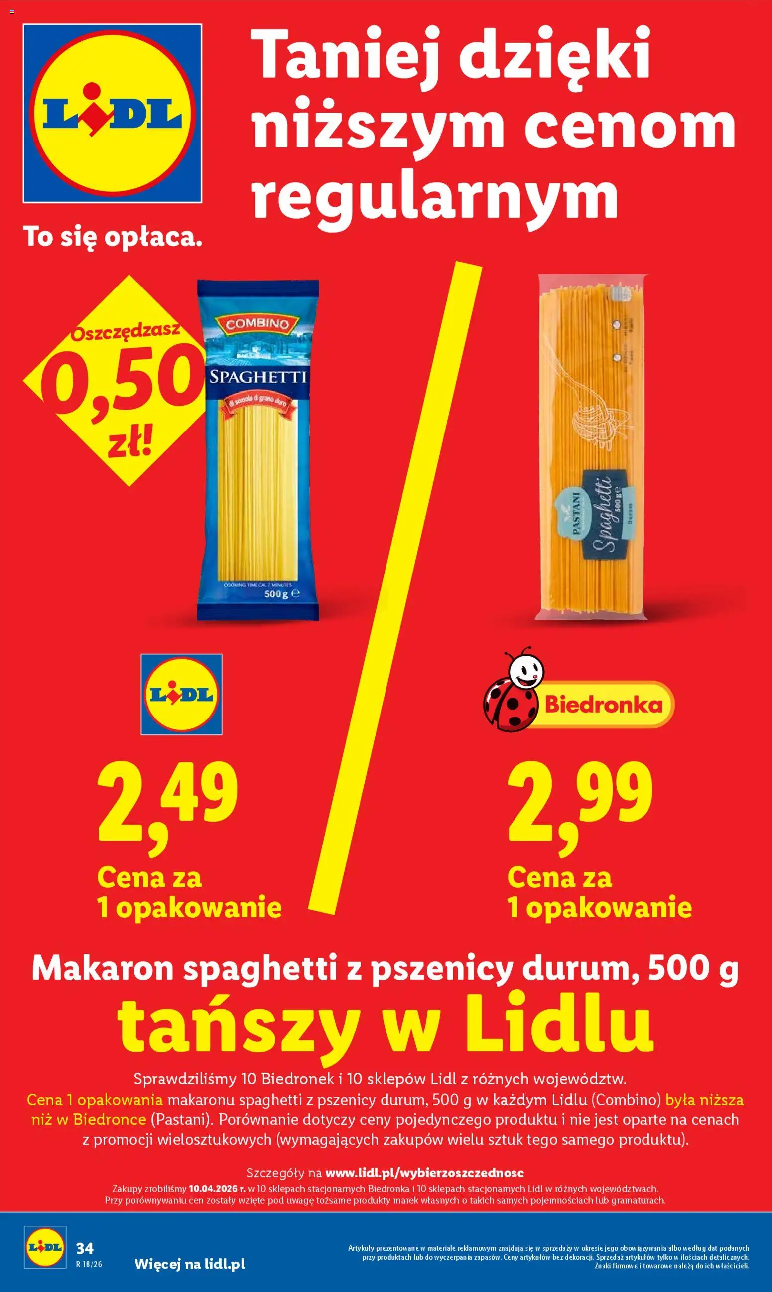 Lidl Polsko leták od 29.04.2026 | Strana: 34 | Produkty: Combino