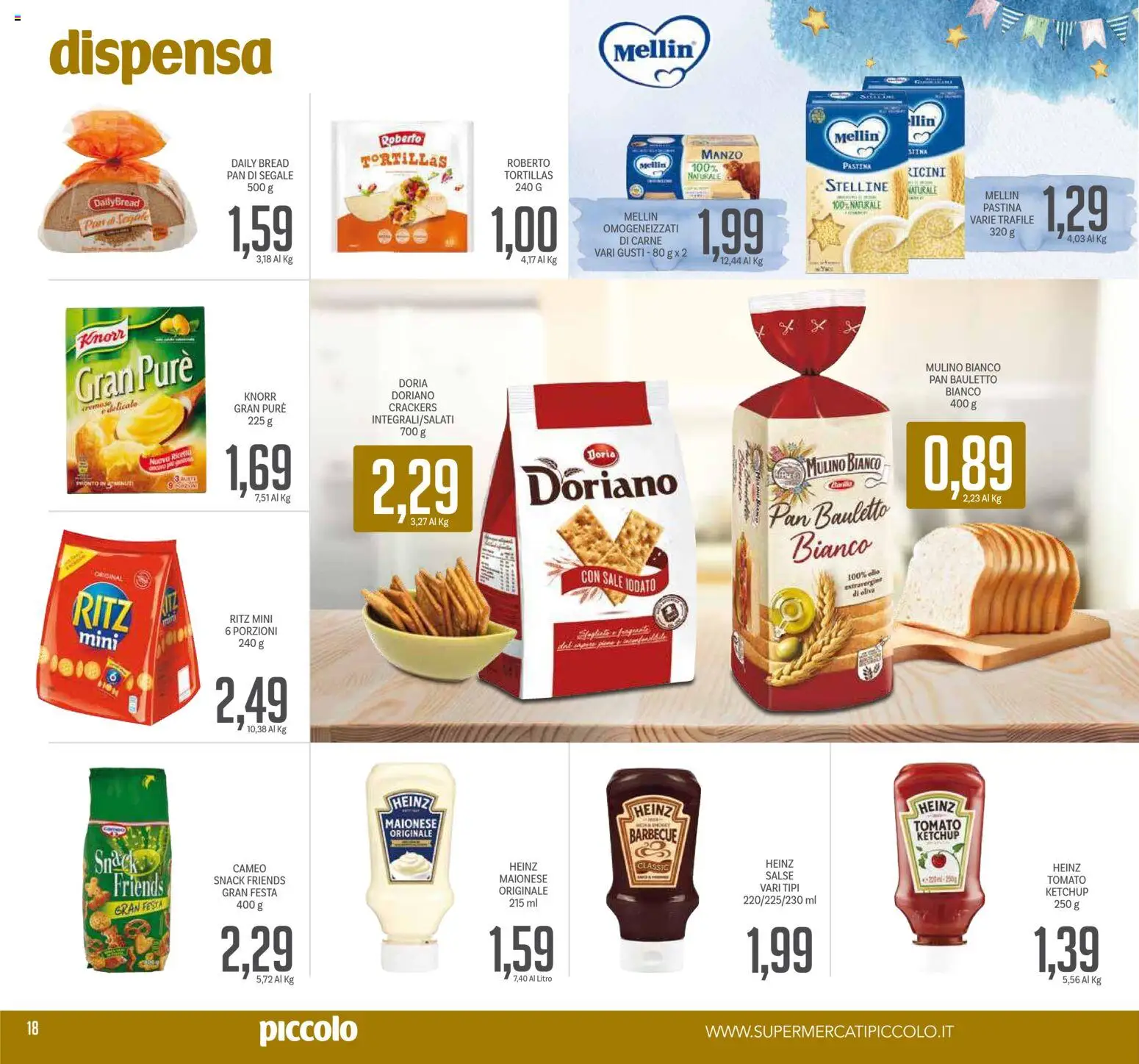 Volantino Piccolo del 27.12.2025 | Pagina: 18 | Prodotti: Manzo, Sale, Barbecue, Crackers