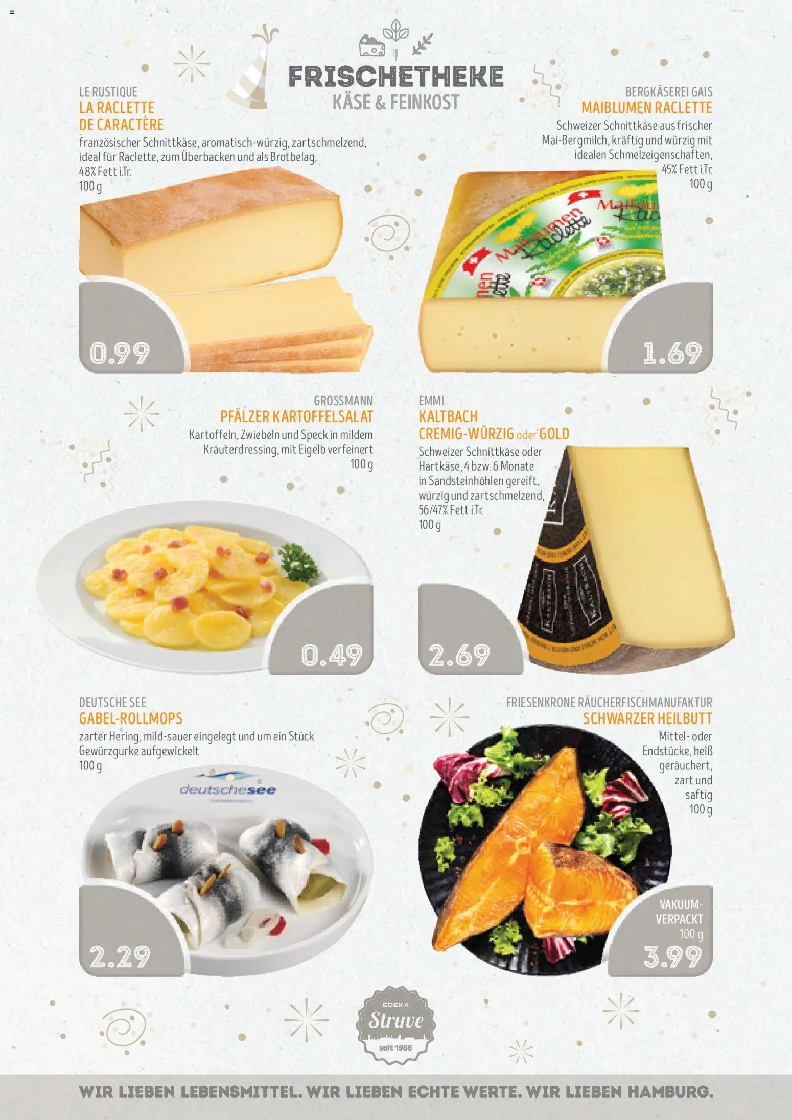 Edeka Struve Prospekt 	 – gültig ab 29.12.2025 | Seite: 7 | Produkte: Käse, Zwiebeln, Raclette