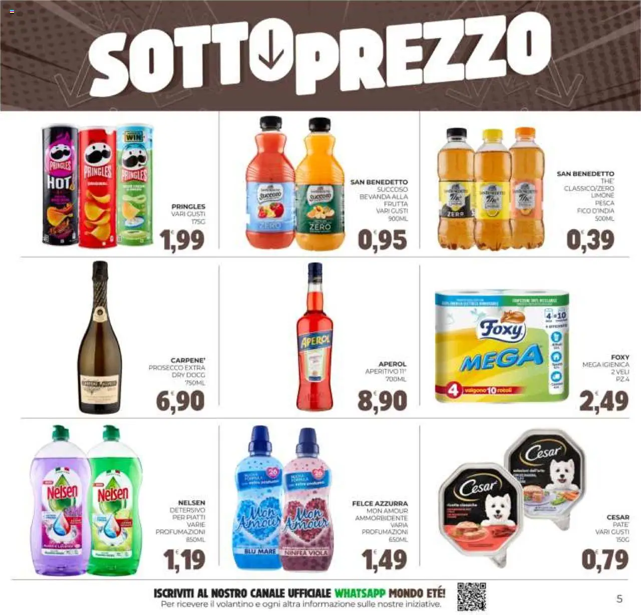 Volantino Eté del 05.08.2025 | Pagina: 5 | Prodotti: Paté, Limone, Pesca, Aperol