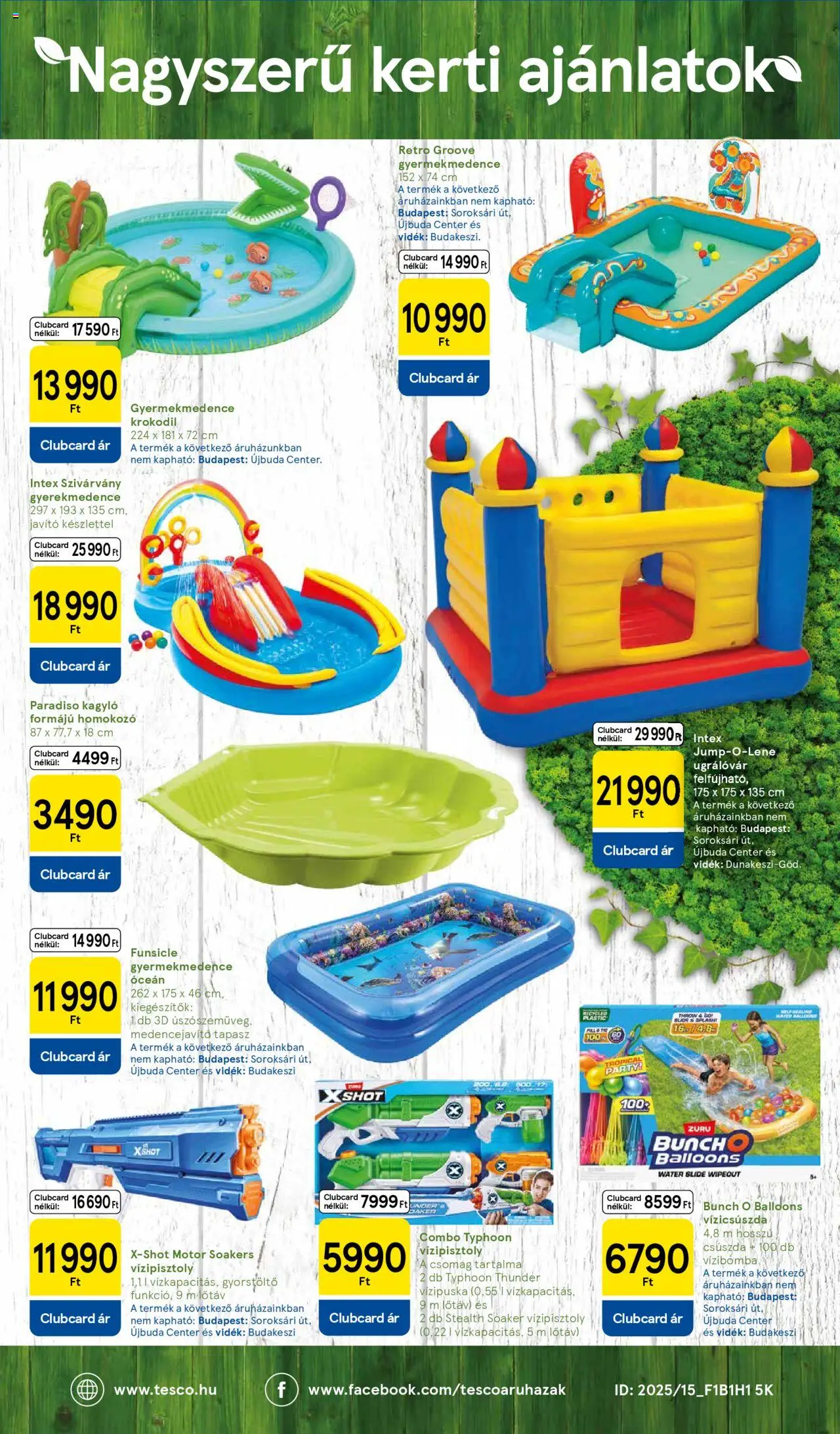 Tesco akciós ujság - amely érvényes a következő dátumtól: 04.06.2025 | Oldal: 20 | Termékek: Csúszda, Gyorstöltő, Homokozo